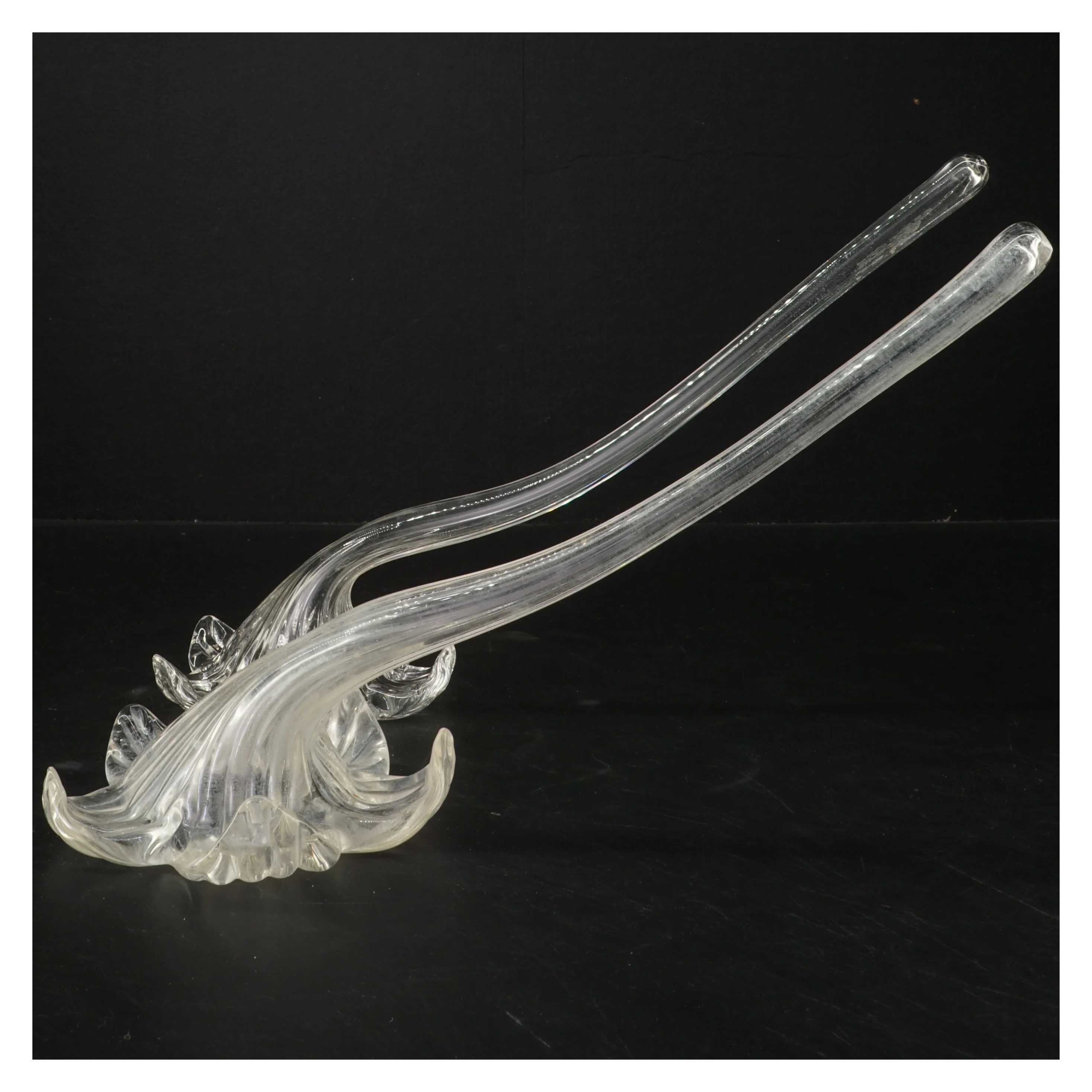 Glasblomster dekoration (str. 35 cm)