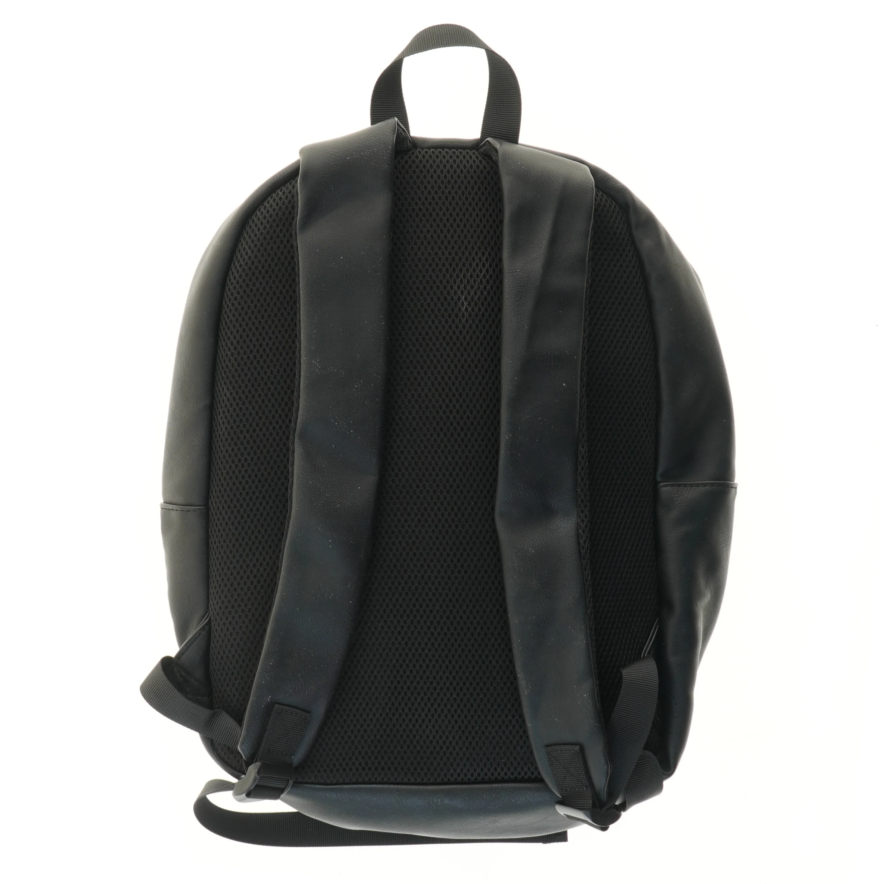 Sort rygsæk med lynlåse (str. 45x38 cm)