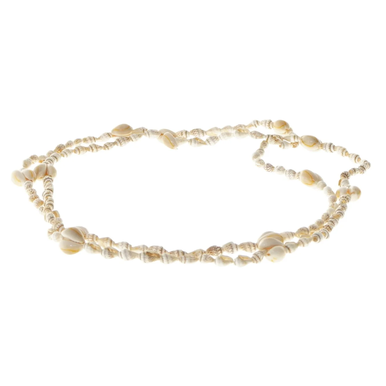 Lang halskæde med perler (str. 148 cm)