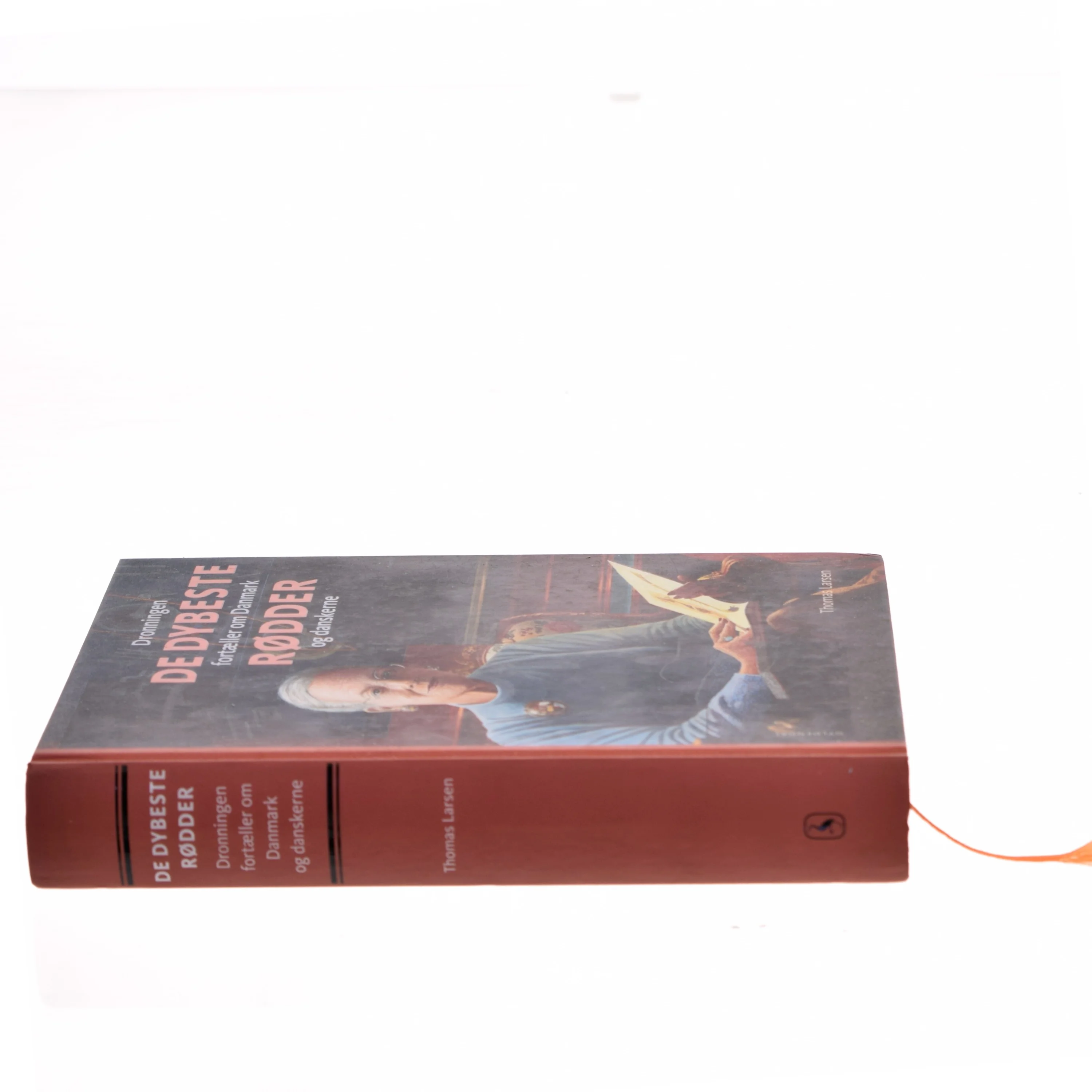 De dybeste rødder : dronningen fortæller om Danmark og danskerne af Thomas Larsen (f. 1964) (Bog)