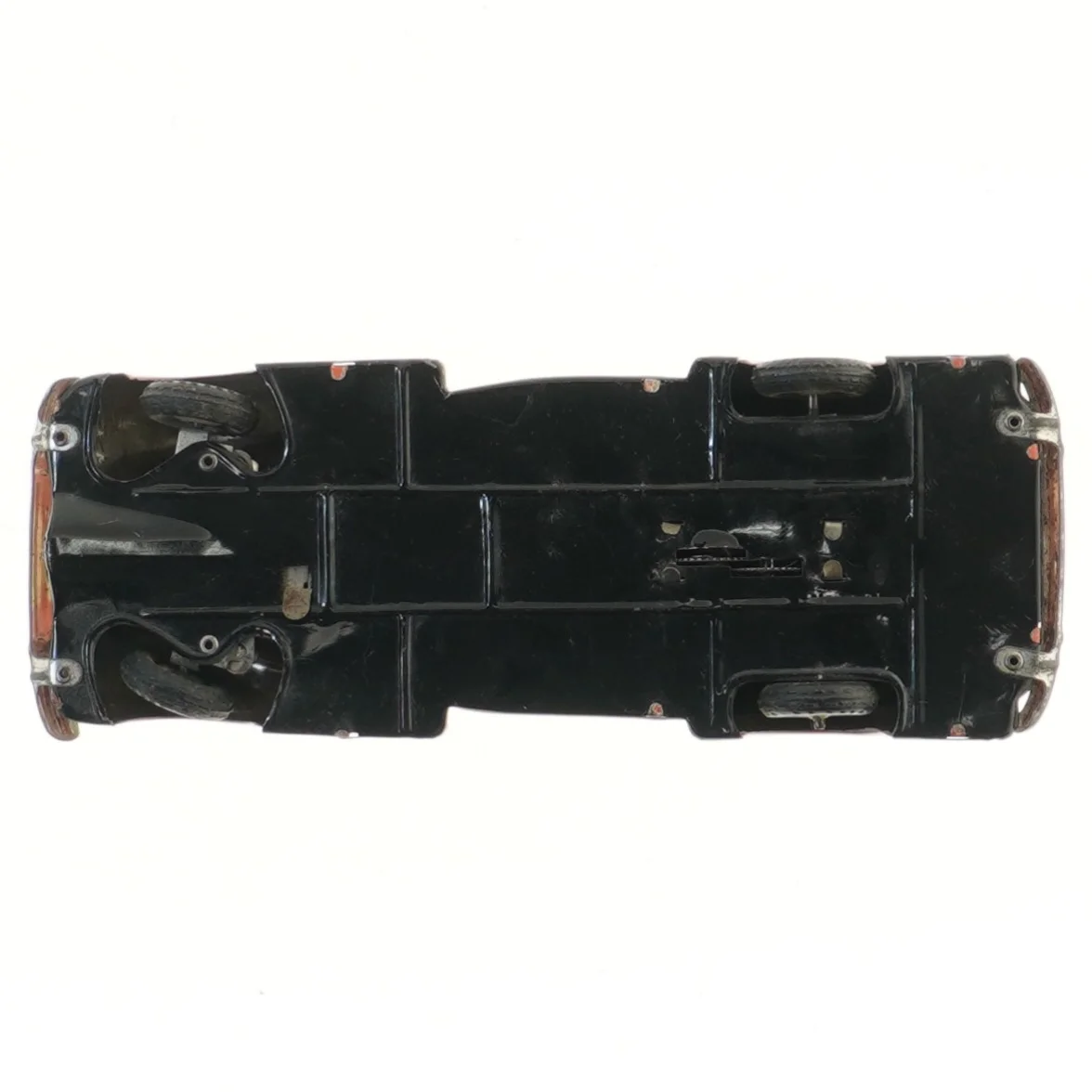 Vintage legetøjsbil i metal (str. 23x8,5 cm)