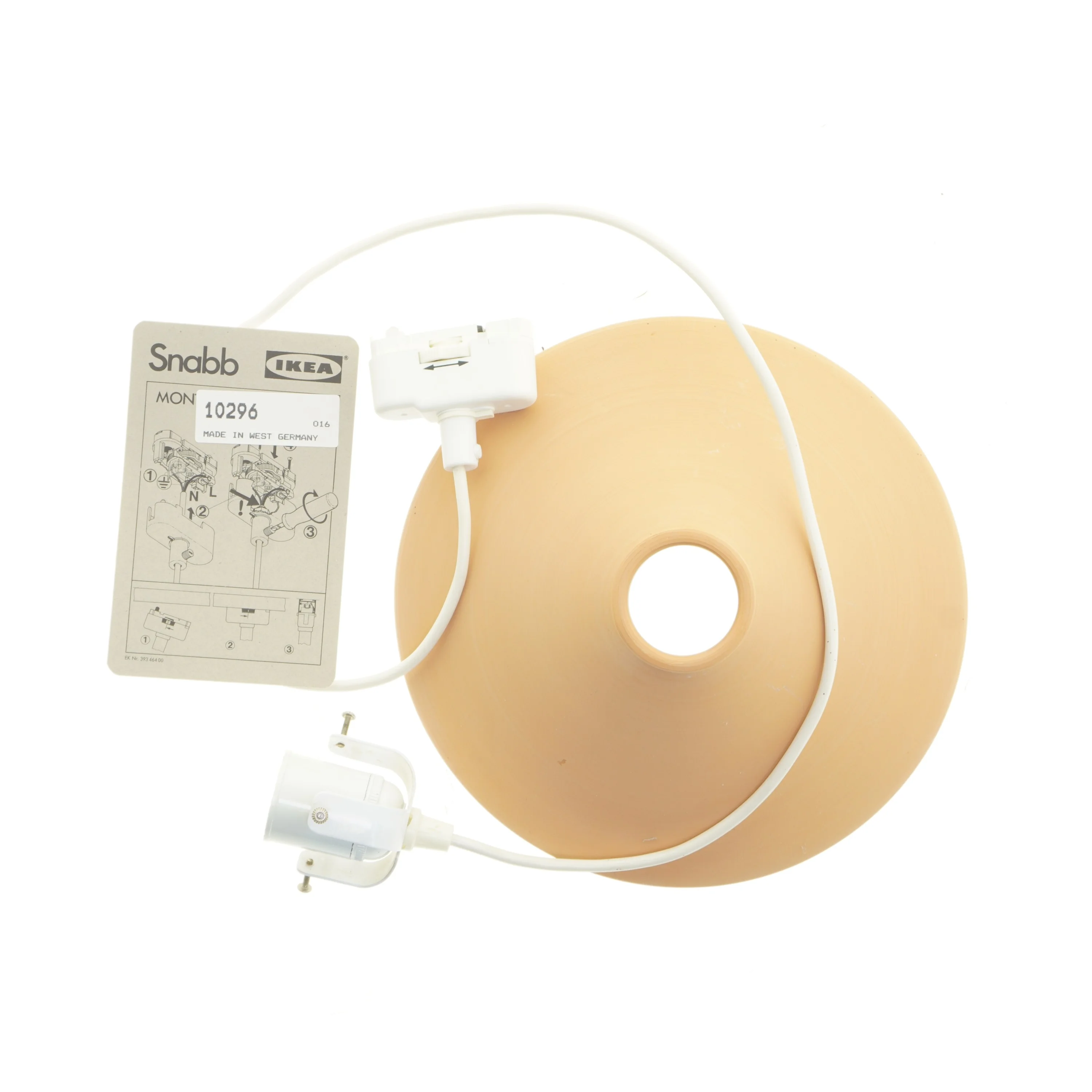 Keramisk pendellampe fra Skomager (str. Ø 25,5 cm)