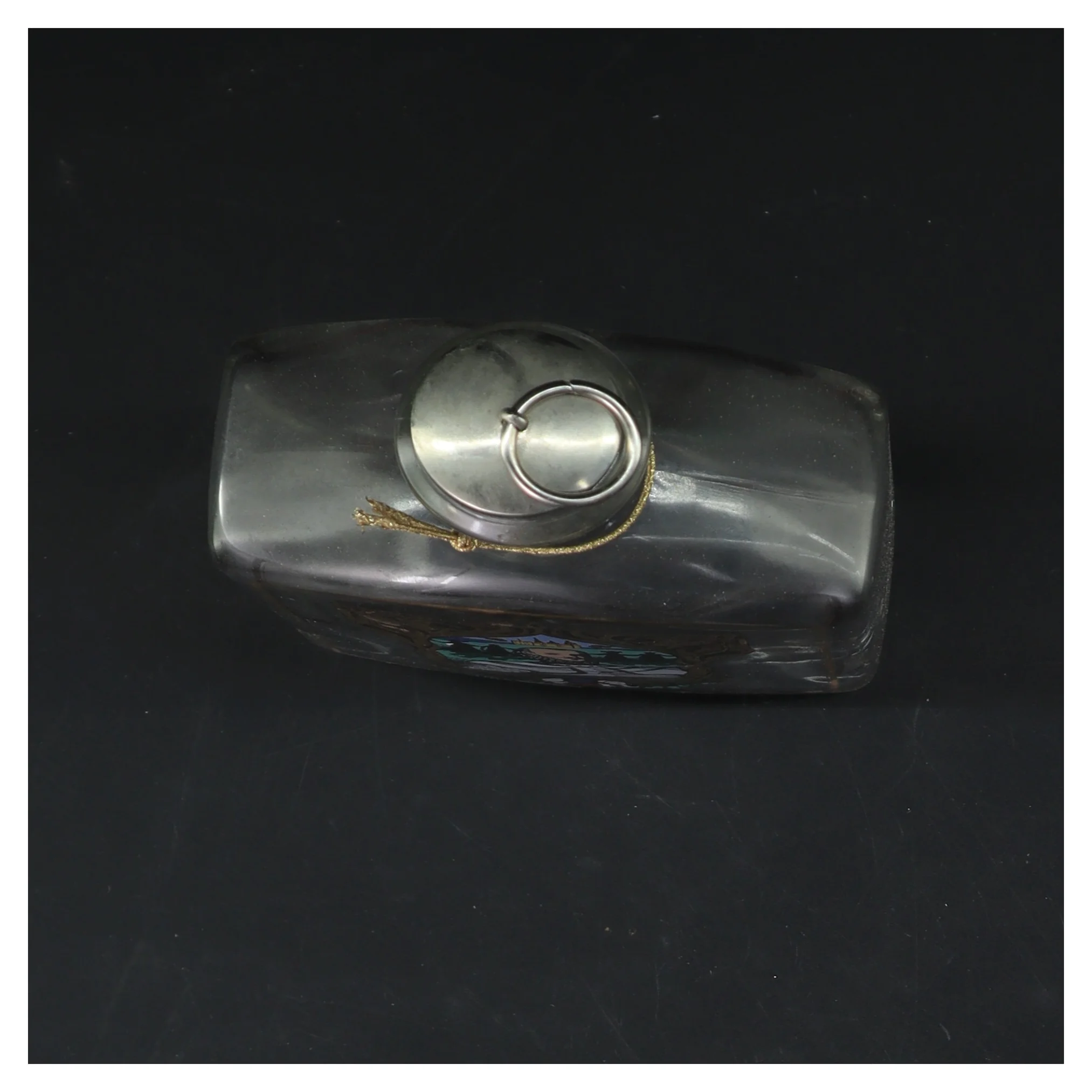 Flaske med dekorativt motiv (str. 18x10,5 cm)