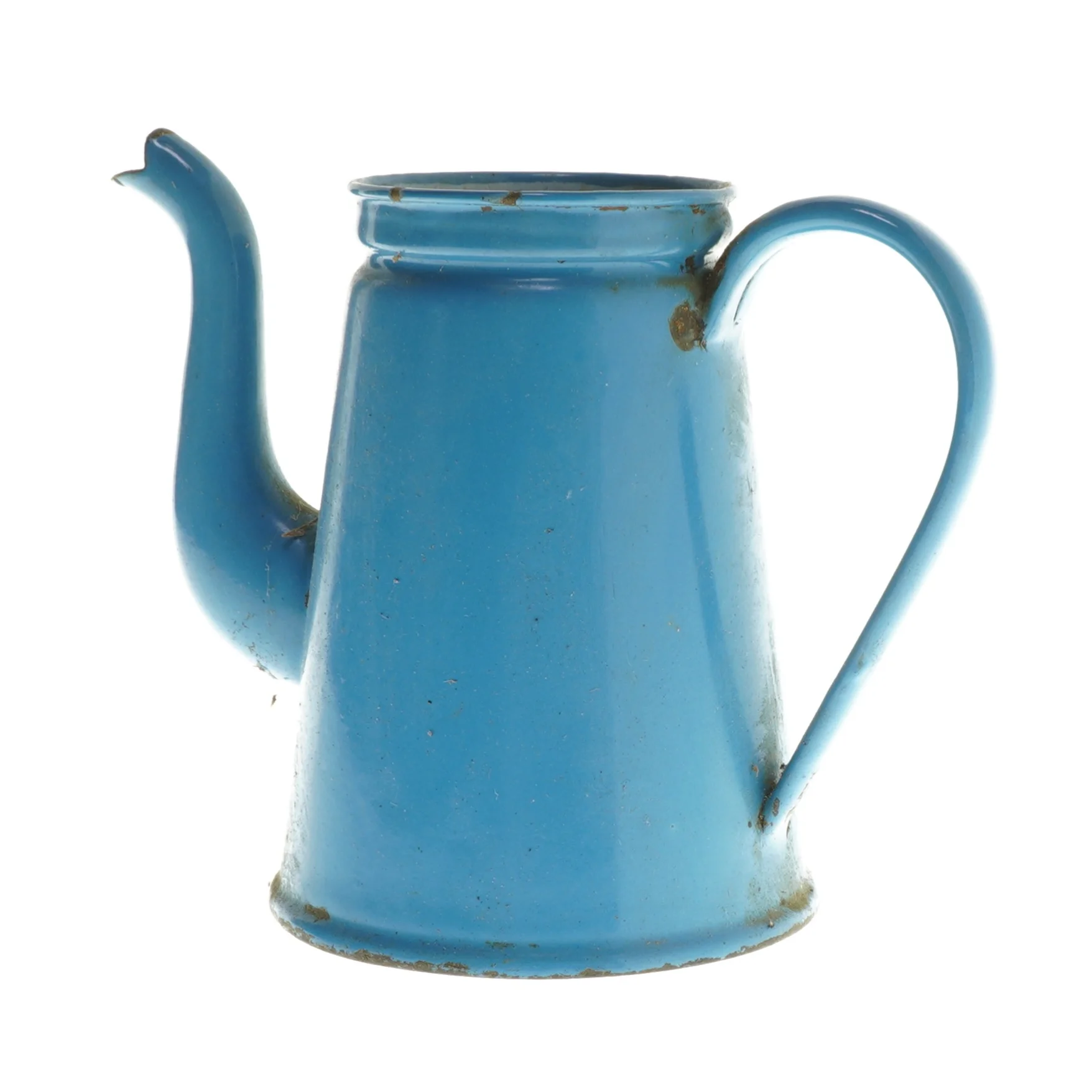 Bl&aring; kaffekande, madam bl&aring; emalje (str. &Oslash; 8x16 cm)