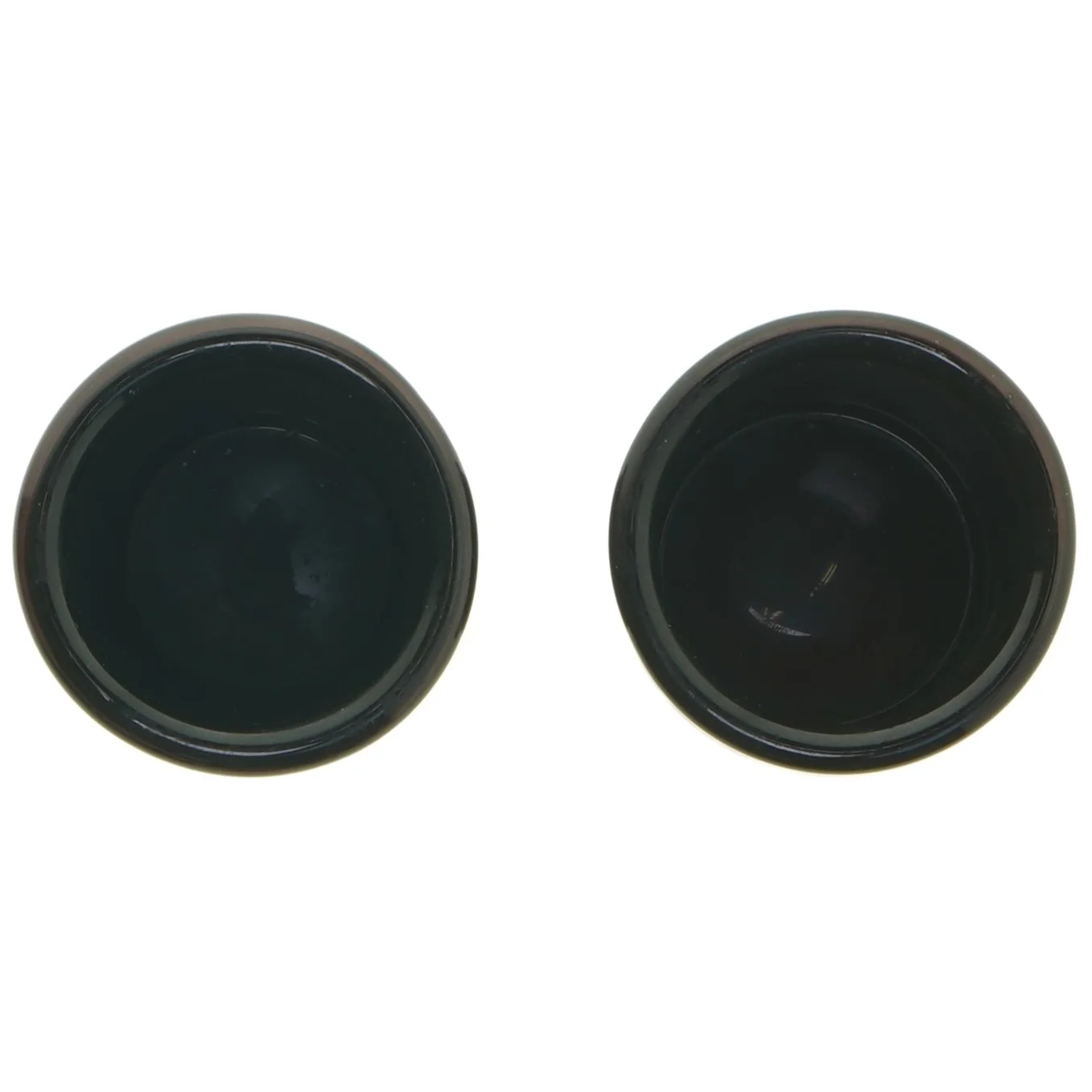 Par af sorte glas vaser fra Villa Collection Denmark (str. 9x7 cm)