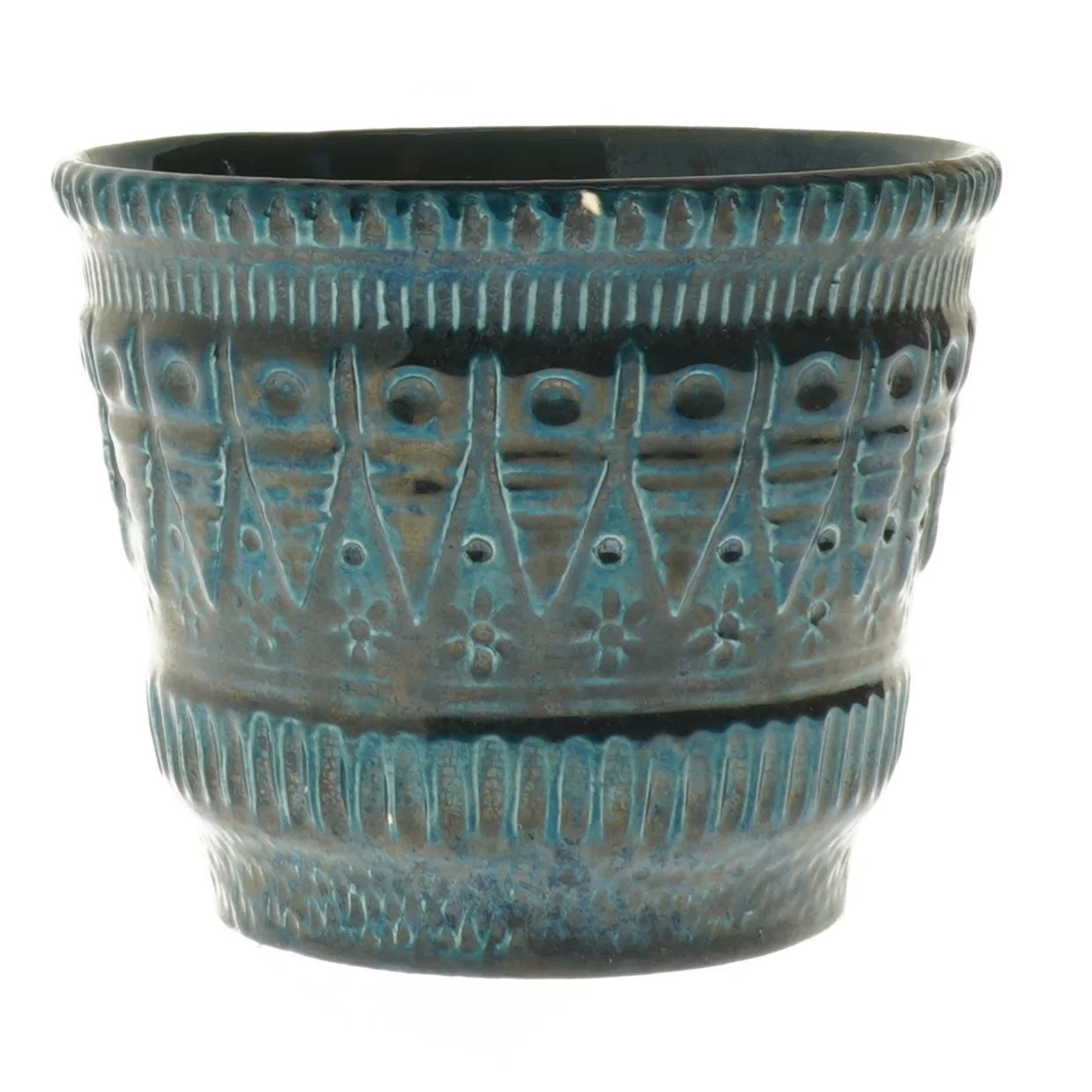 Keramisk vase wg (str. Ø 14,5 cm længde 12 cm)