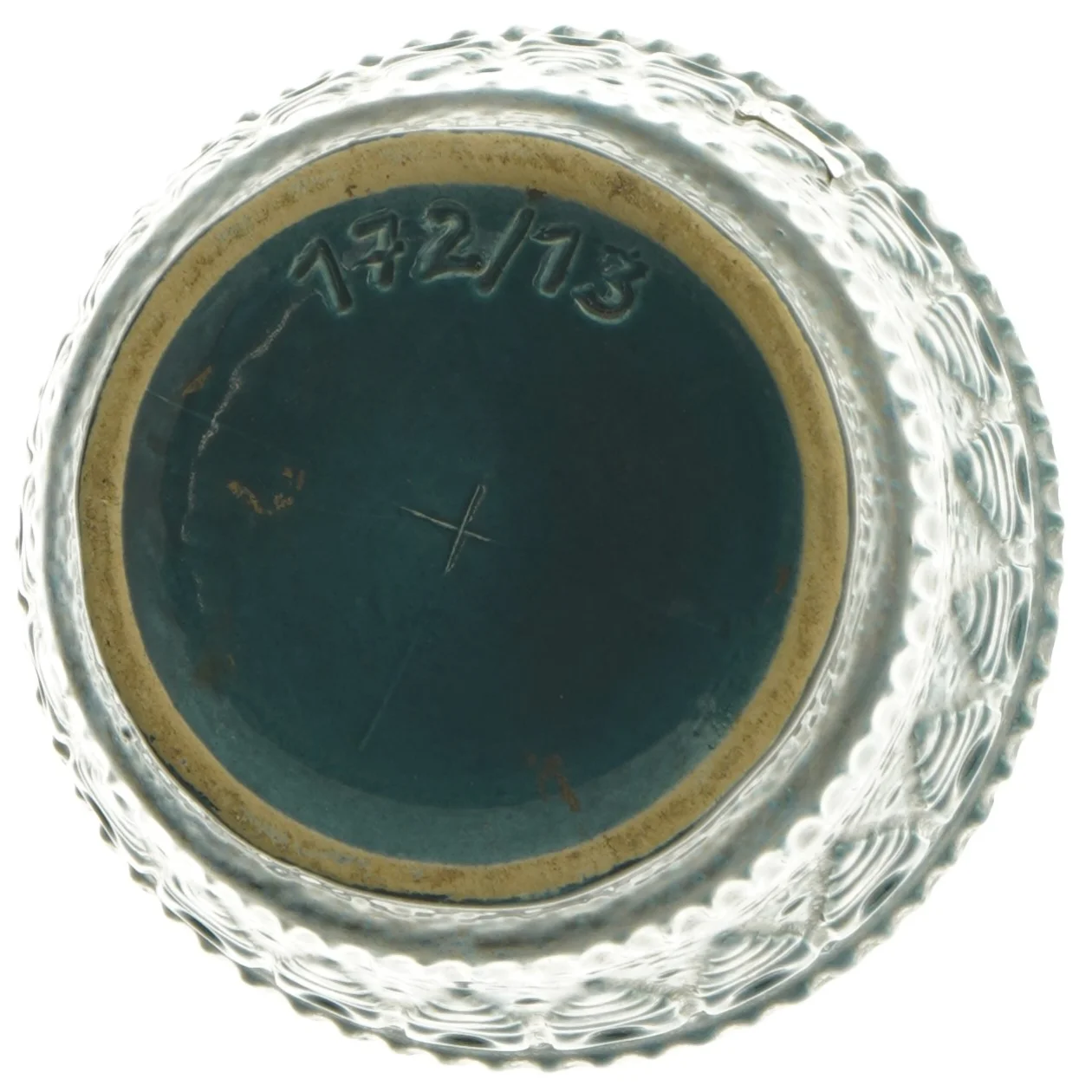 Keramisk vase wg (str. Ø 14,5 cm længde 12 cm)