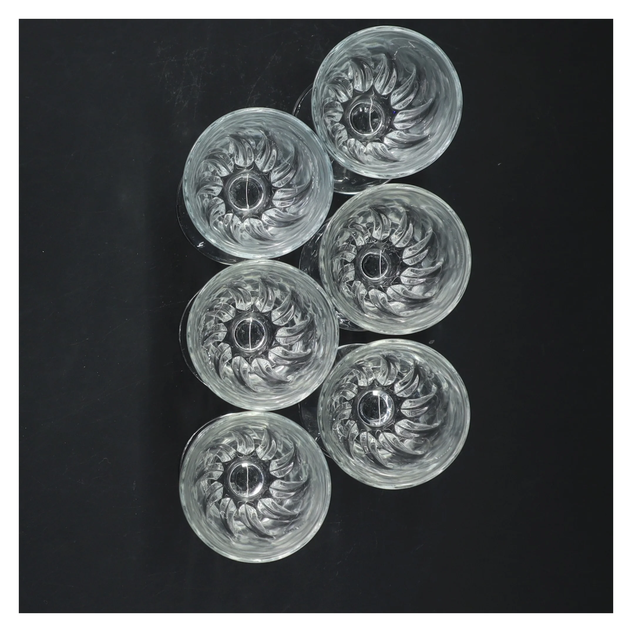 Sæt med 6 vandglas (str. 6 styk, 11,5x5 cm)