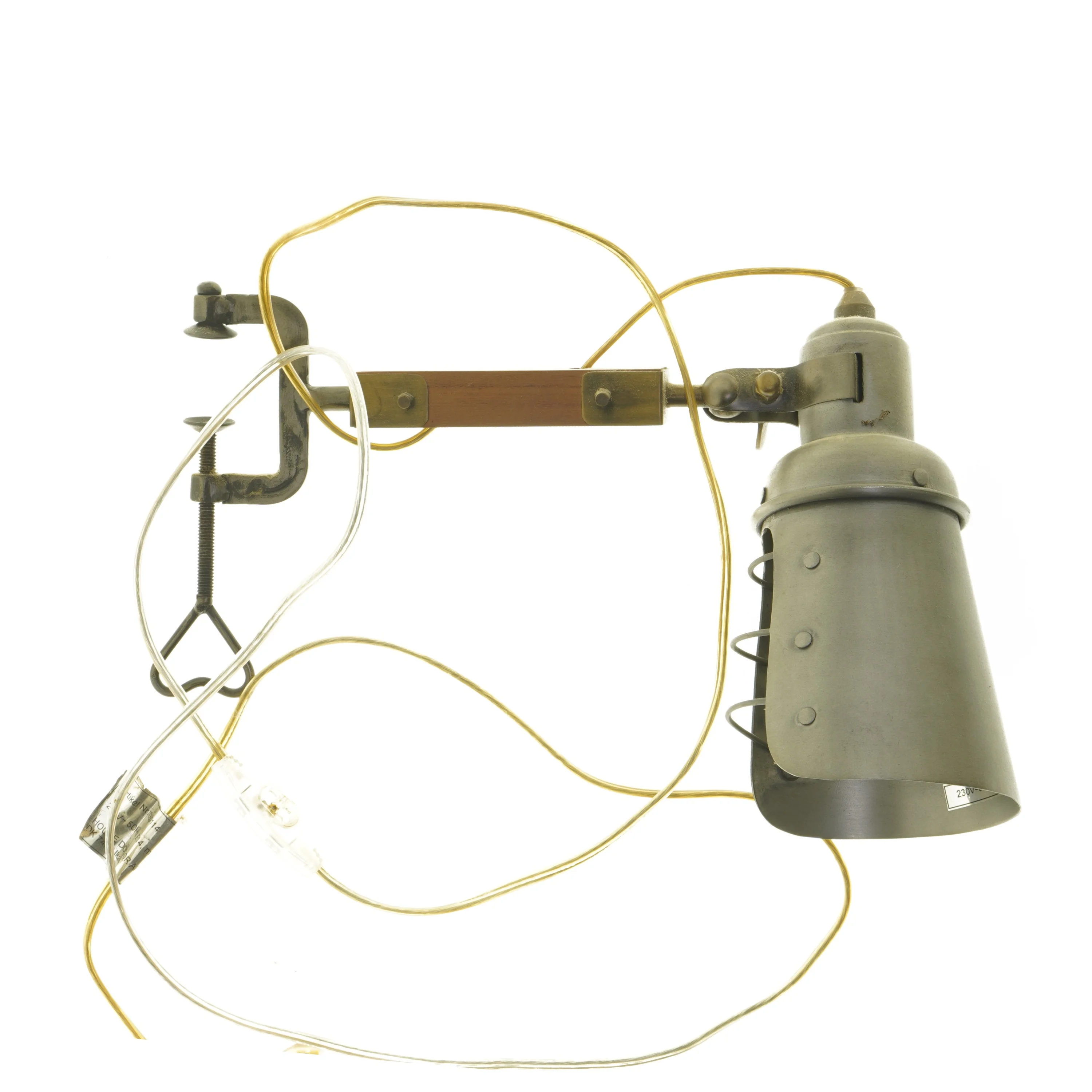 Vintage industriel væglampe (str. Ø 12x40 cm)