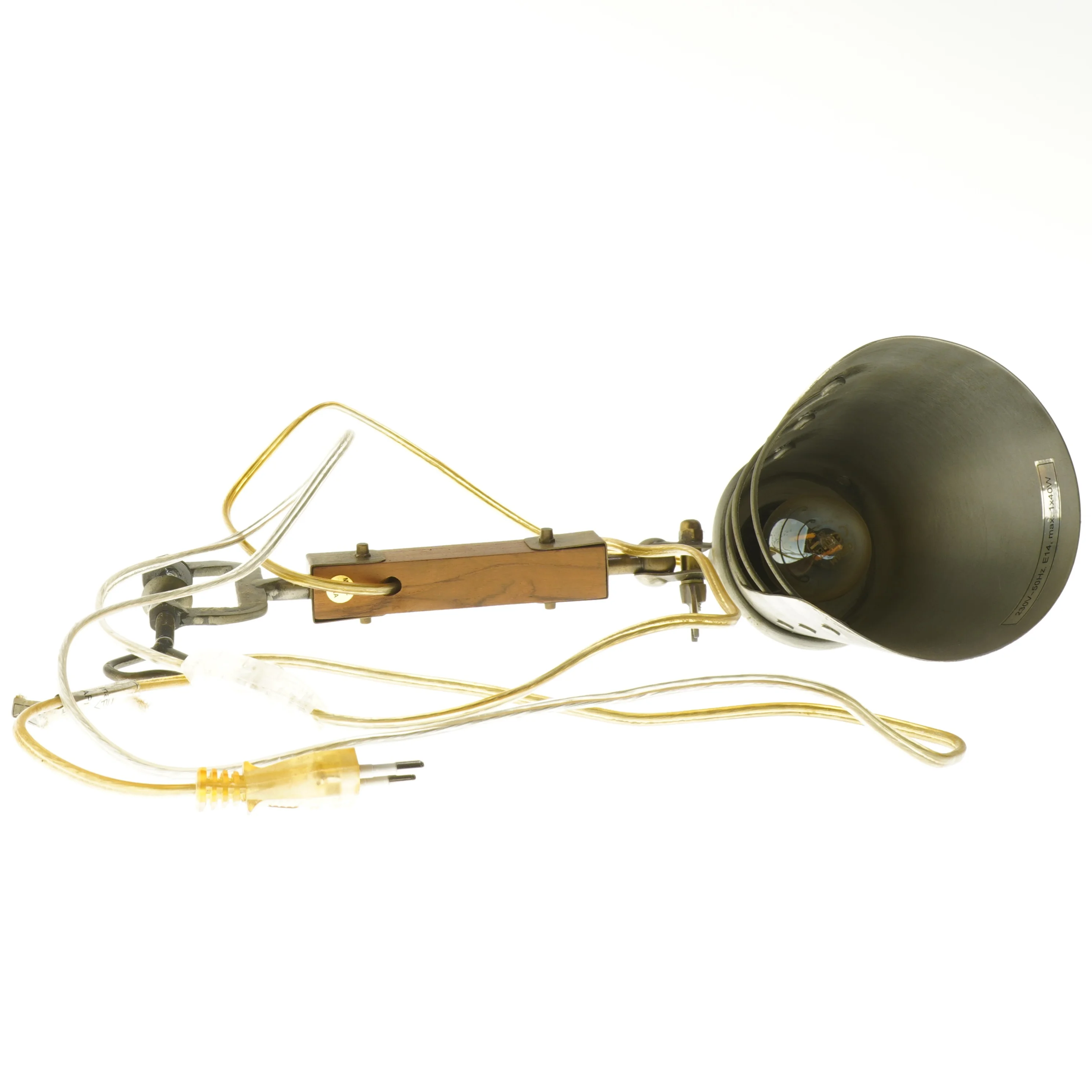 Vintage industriel væglampe (str. Ø 12x40 cm)