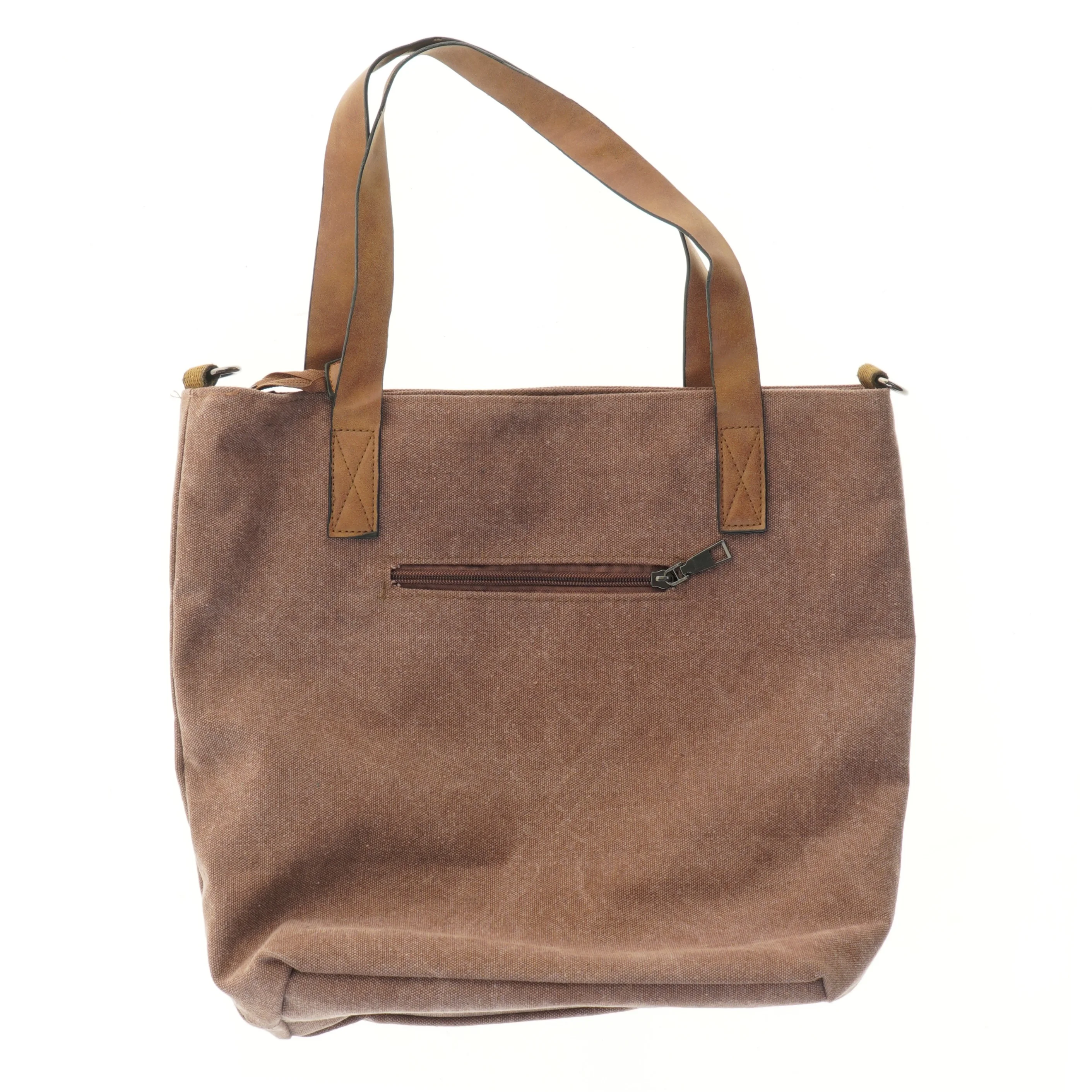 Brun taske med stjerne (str. 37x35 cm)