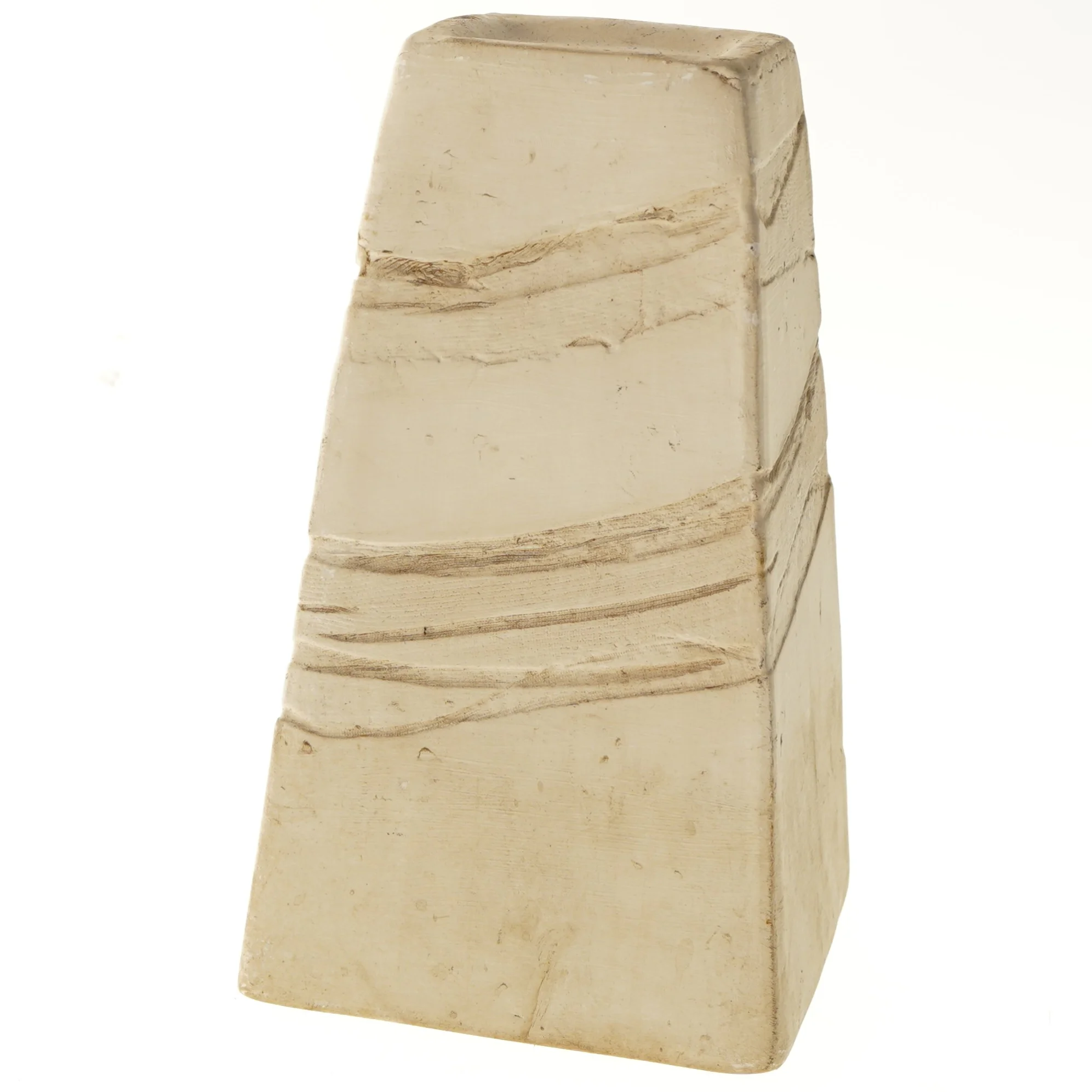 Høj firkantet vase (str. 28 cm)