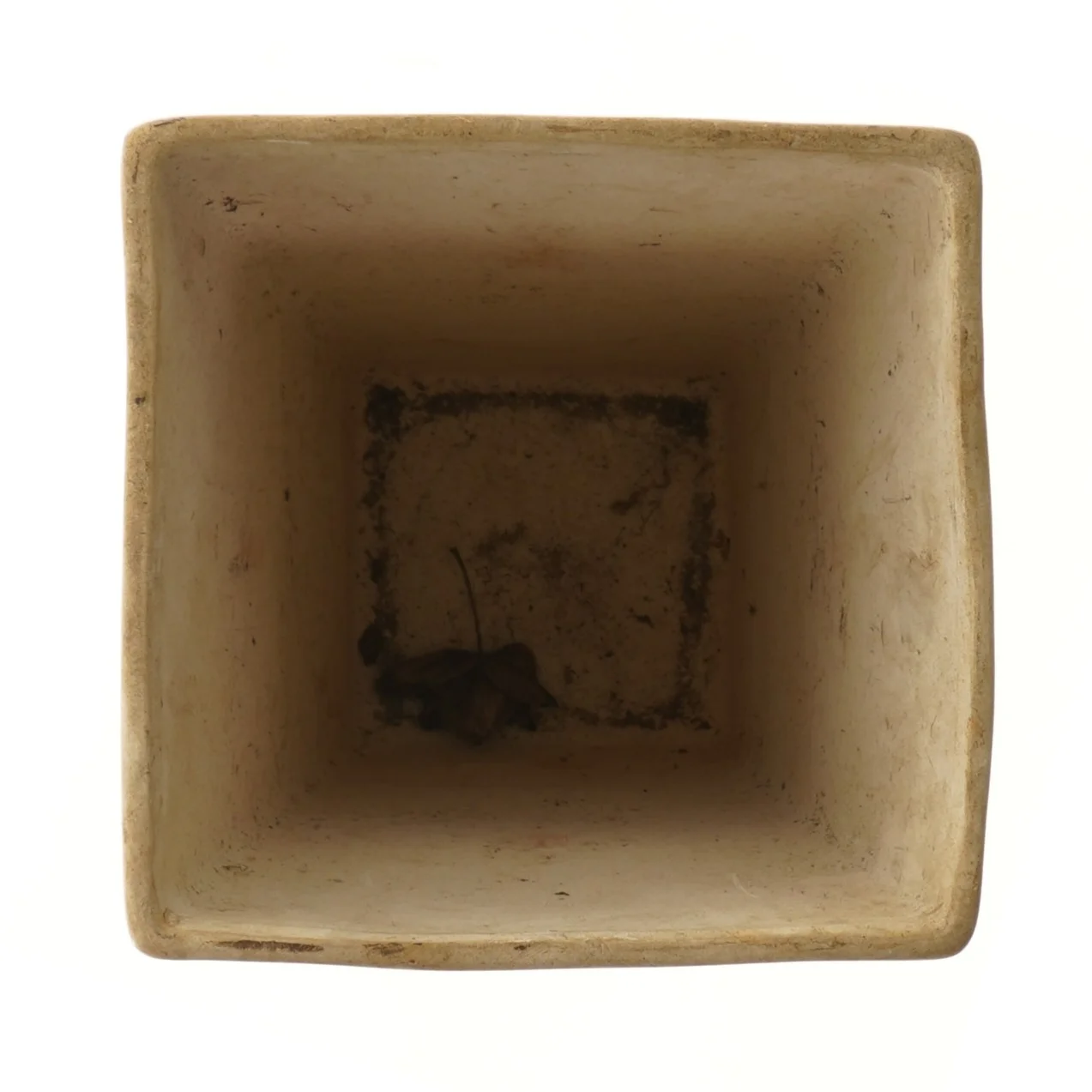 Høj firkantet vase (str. 28 cm)