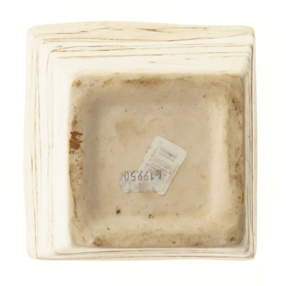 Høj firkantet vase (str. 28 cm)