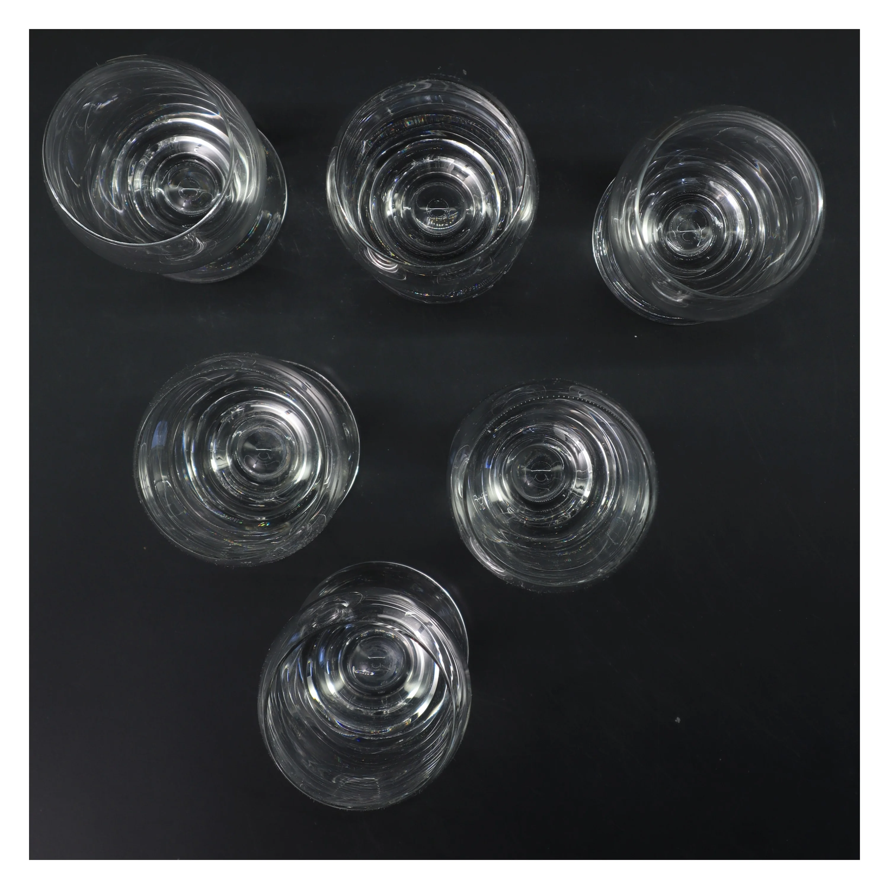 Sæt af 6 glas fra Eb (str. 6 stk Ø 6,5 cm længde 18 cm)