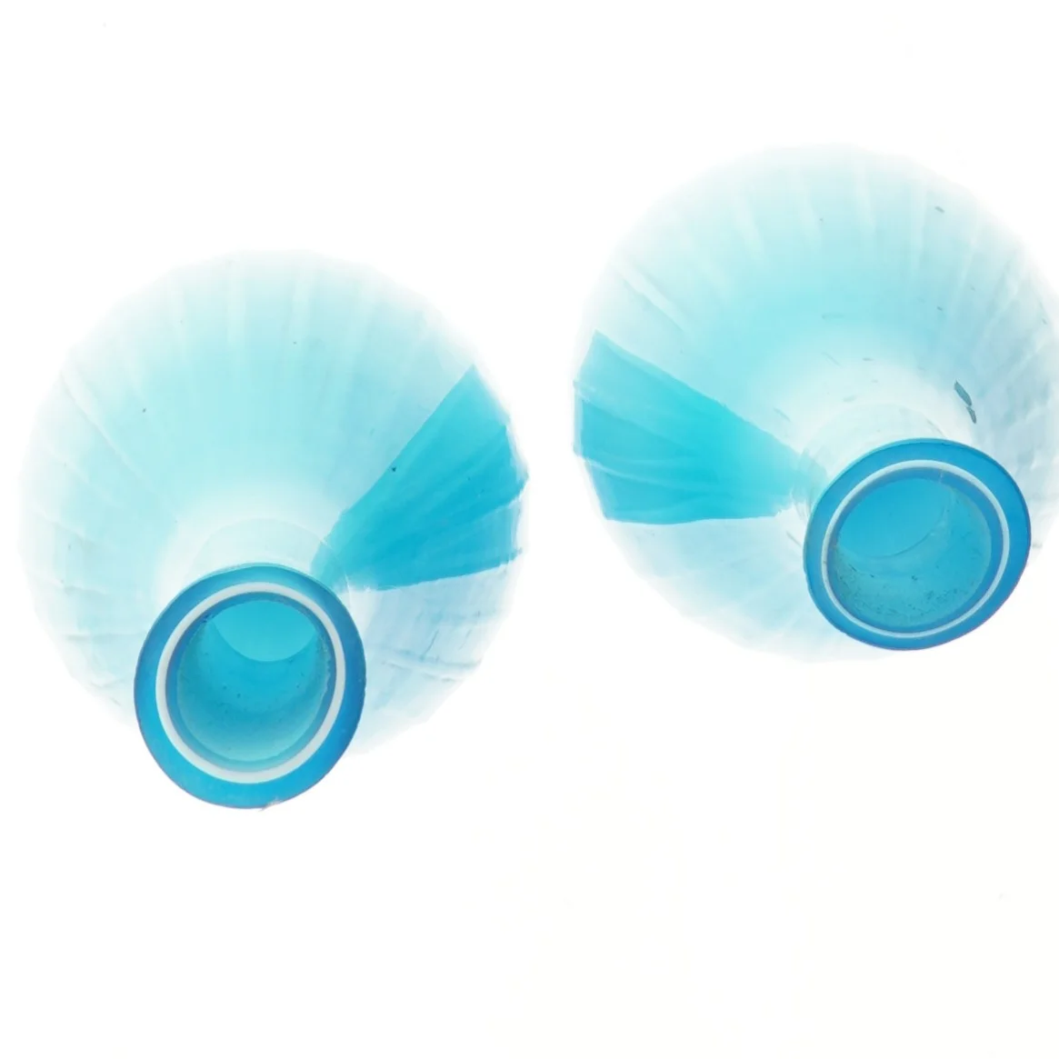 Sæt af blå vaser (str. 36 cm)