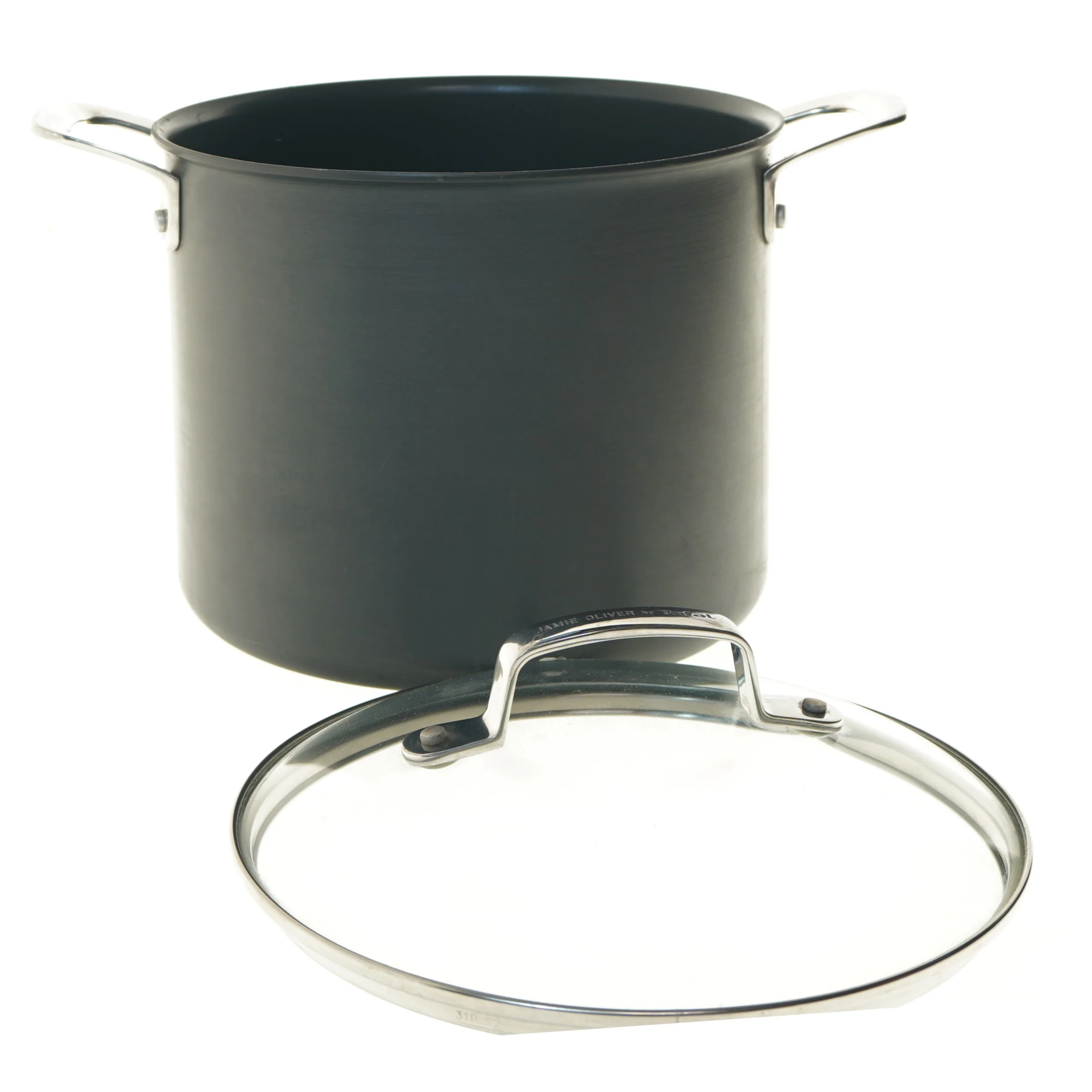 Høj gryde med glaslåg fra Tefal (str. 25,5x20 cm)