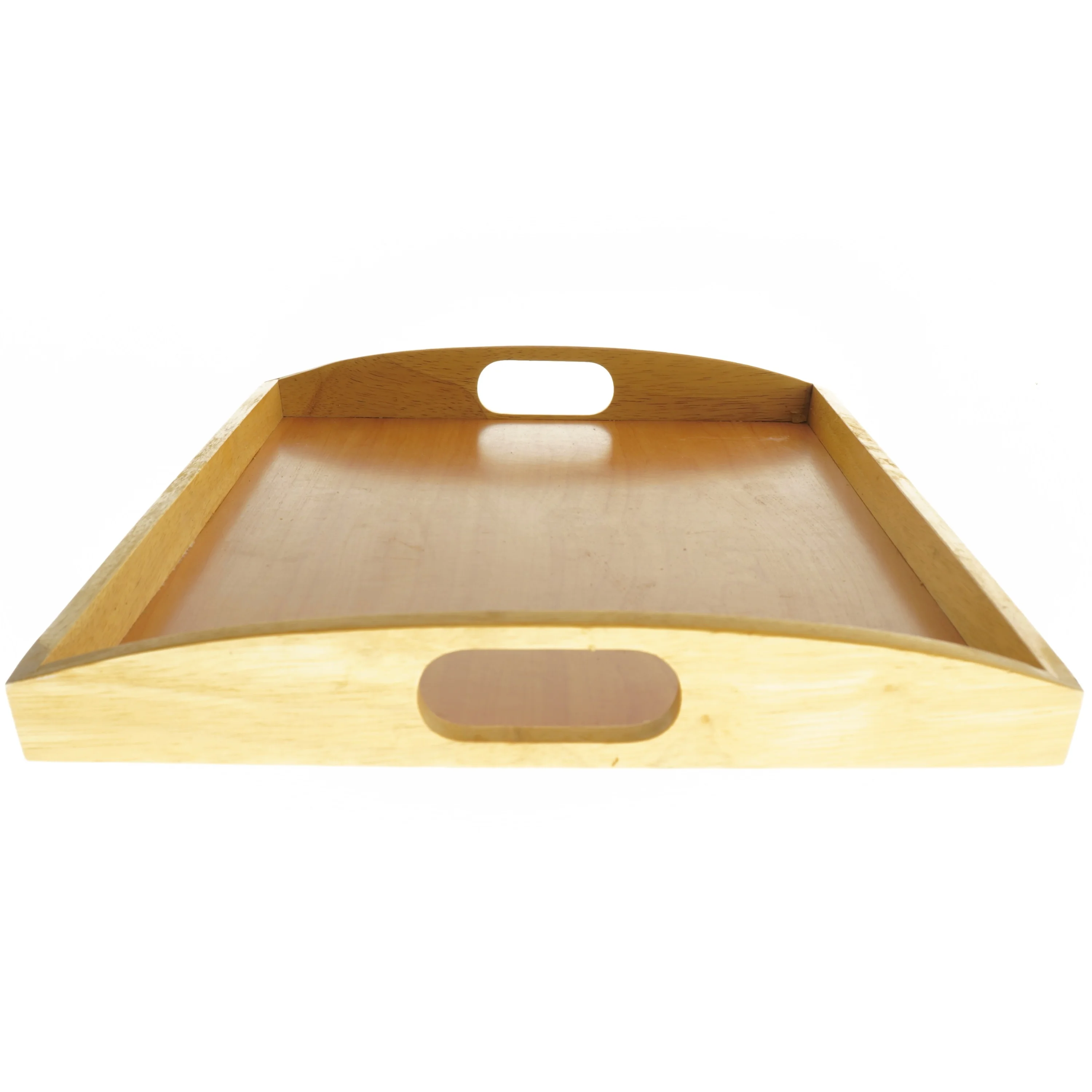 Træbakke med håndtag (str. 46,5x30,5 cm)