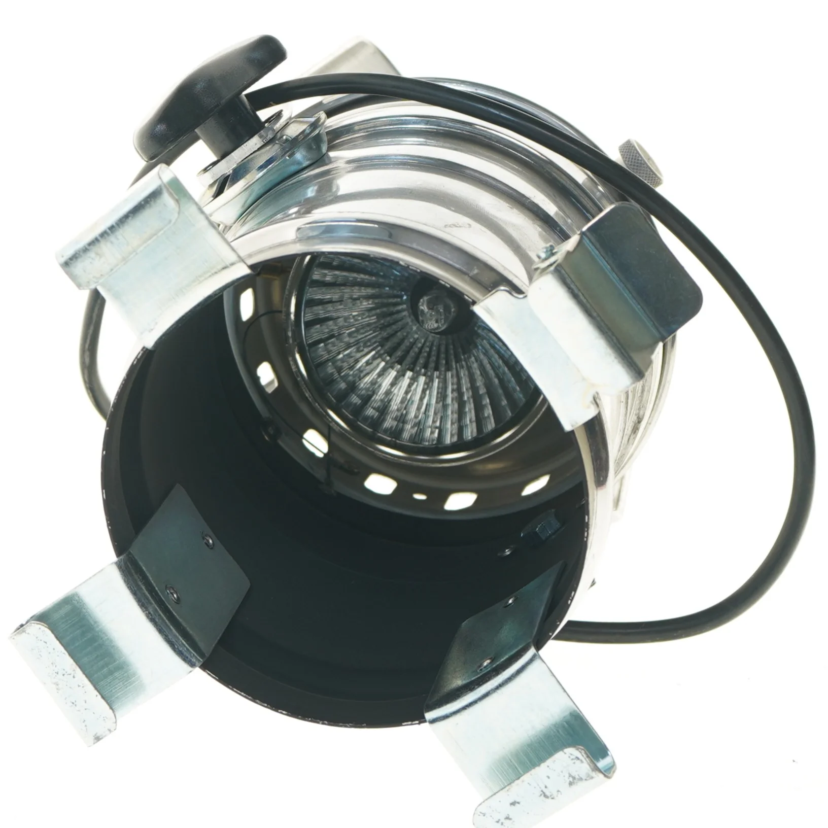 Aluminium projektør med kabel (str. 35 cm)