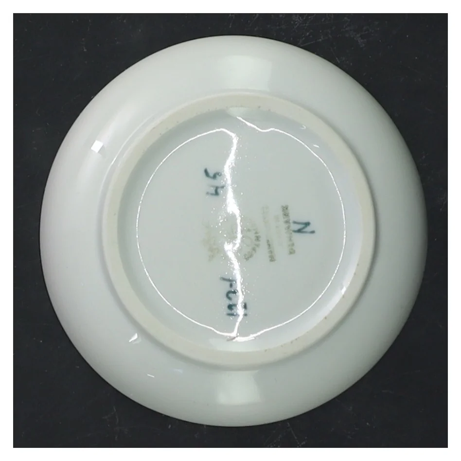 Dekorativ porcelænsskål (str. Ø 9 cm)