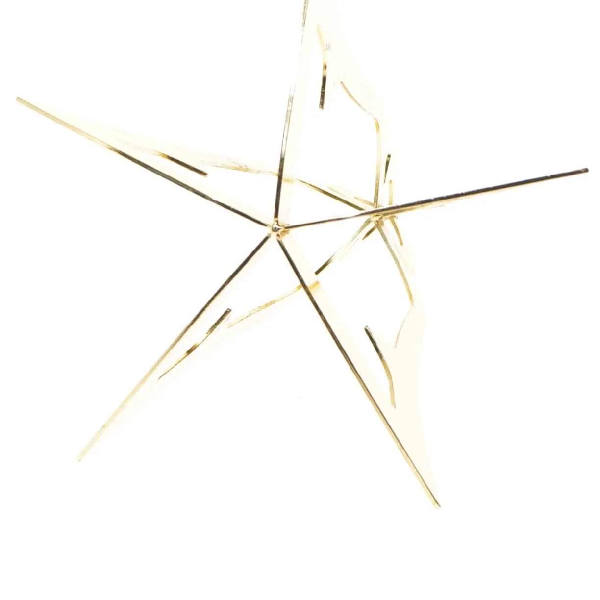 Guld dekorationsklokke (str. 19 cm)