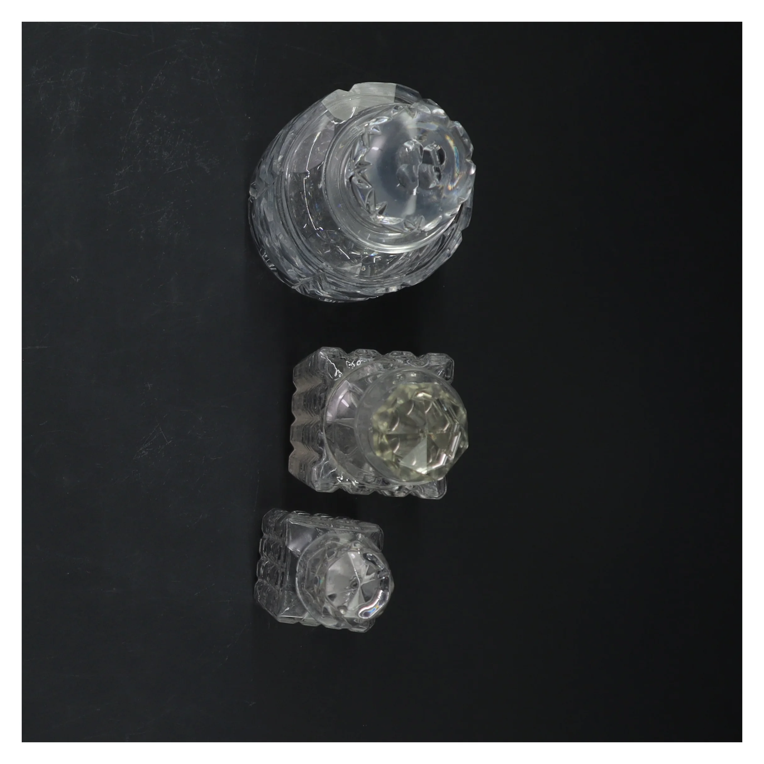 Krystal karaffelsæt (str. 13-17 cm)