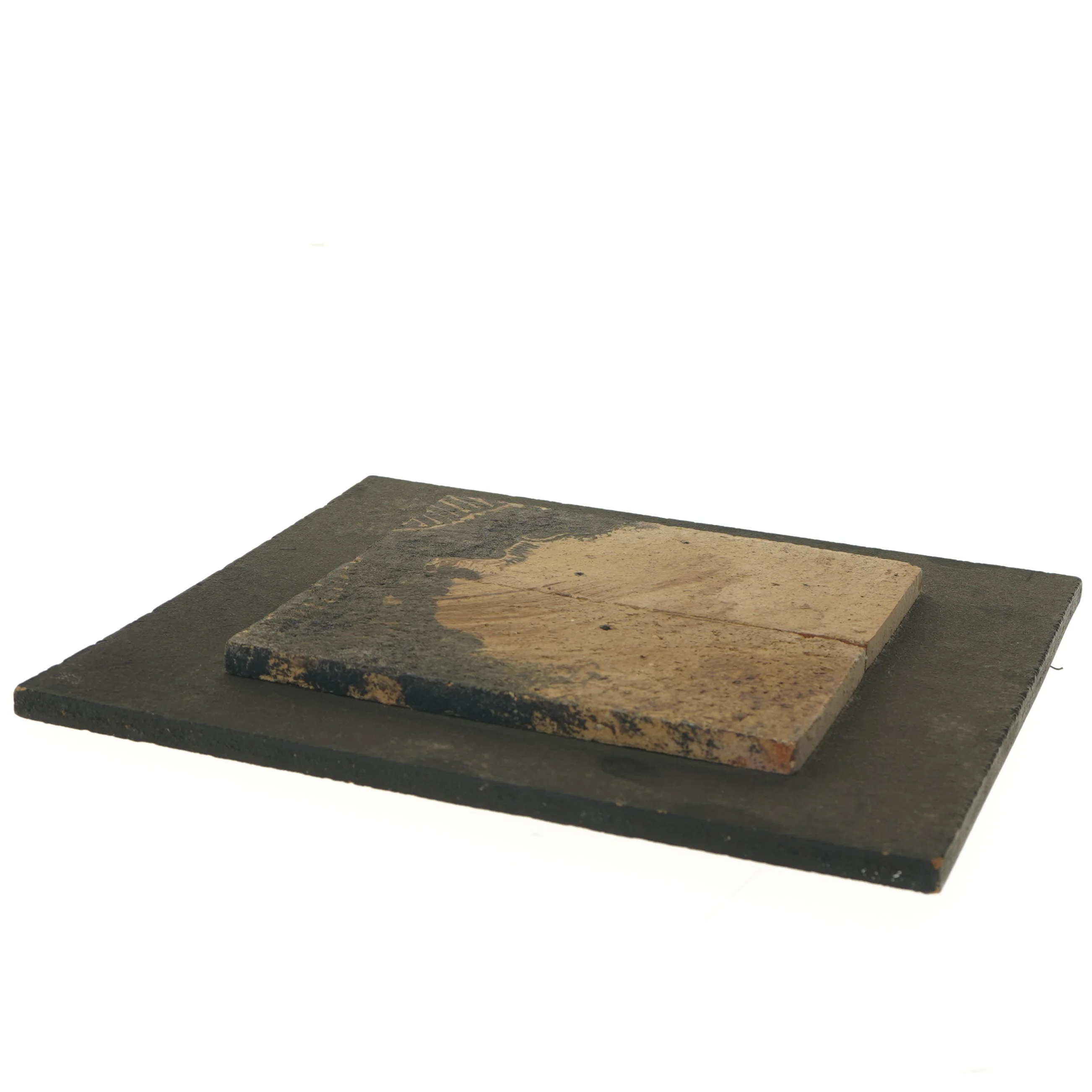 Keramisk vægdekoration fra 1972 zoologisk museum (str. 35,5x32,5 cm)