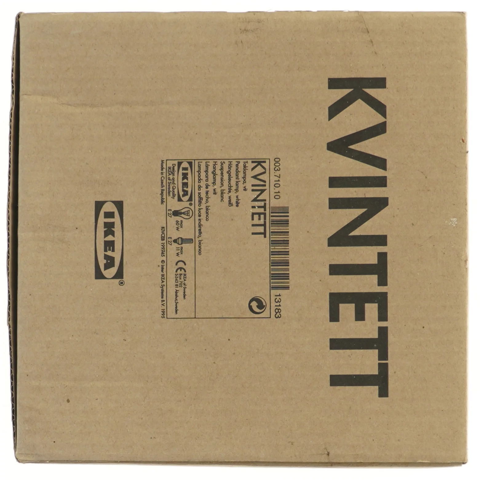 Kvintett pendel lamp fra IKEA (str. 24x25,5x25,5 cm)