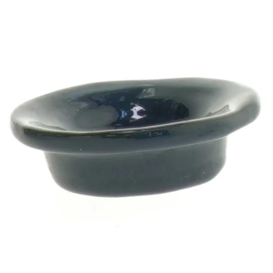 Lille sort keramisk skål (str. Ø 7 cm)