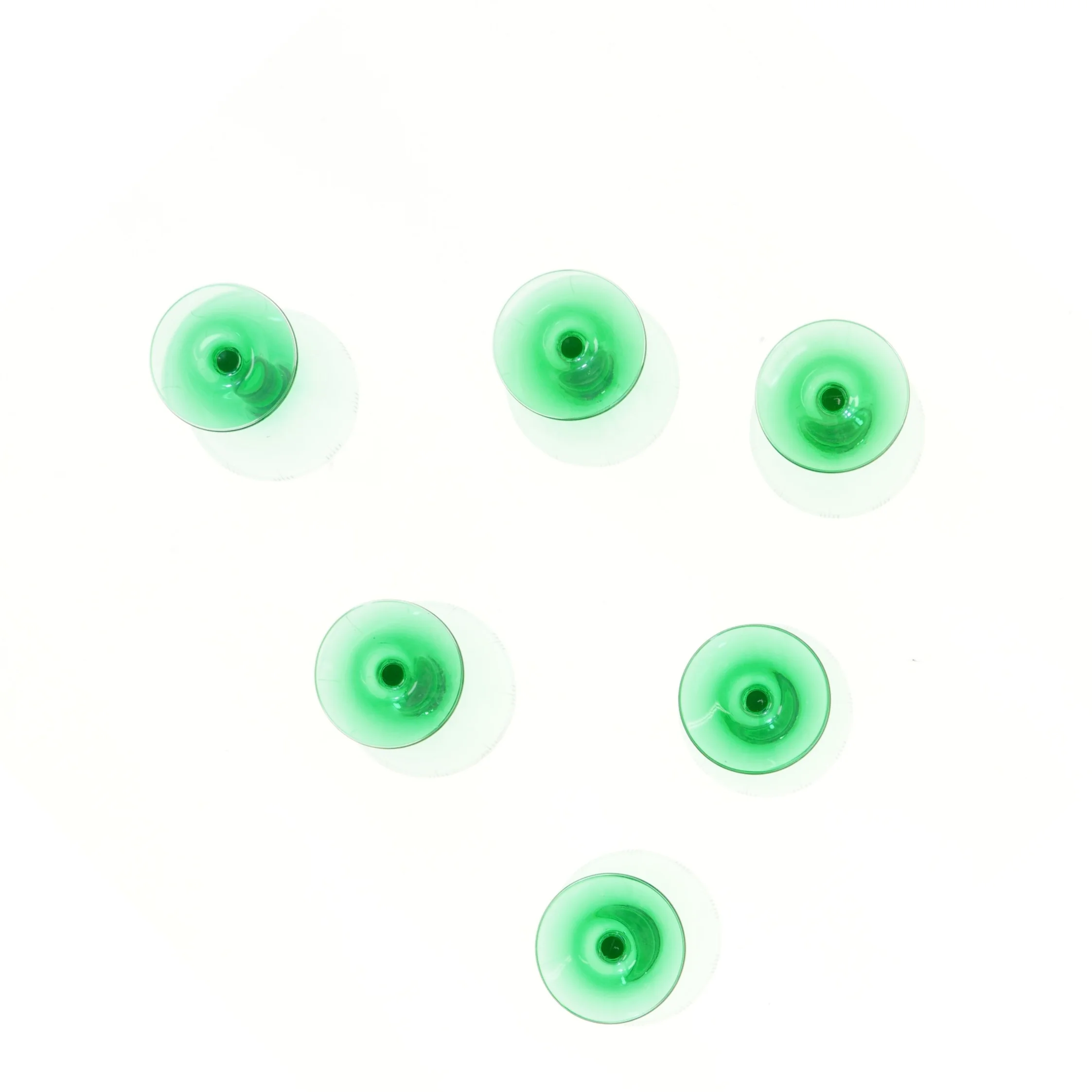 vintage Holmegaard Vibeholm, 6 stk (str. 6 stk Ø 7,5 cm længde 12 cm)