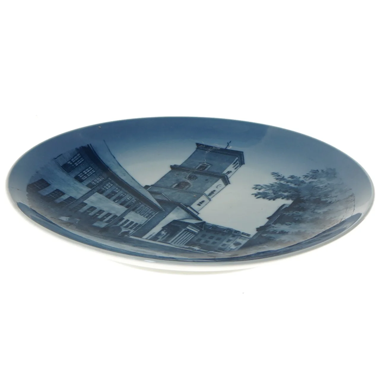 Københavns Domkirke porcelænstallerken fra Royal Copenhagen (str. Ø 18,5 cm)