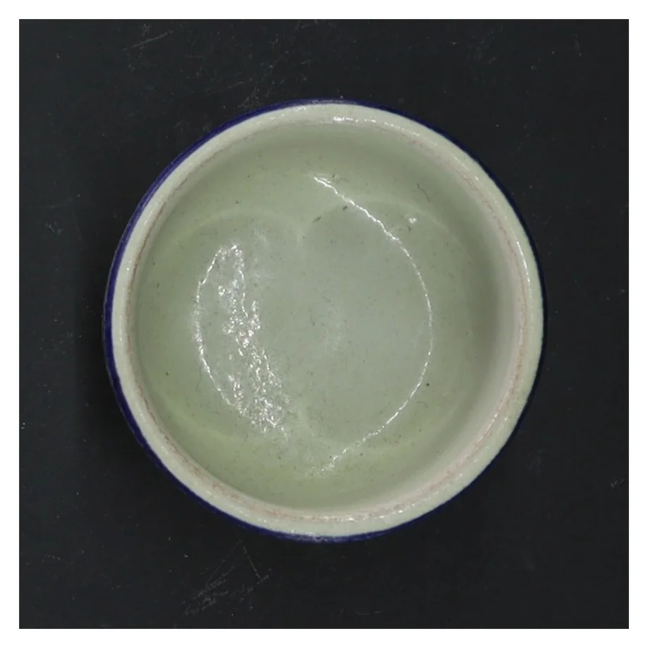 Finger salt skål fra Knabstrup (str. Ø 7 cm)