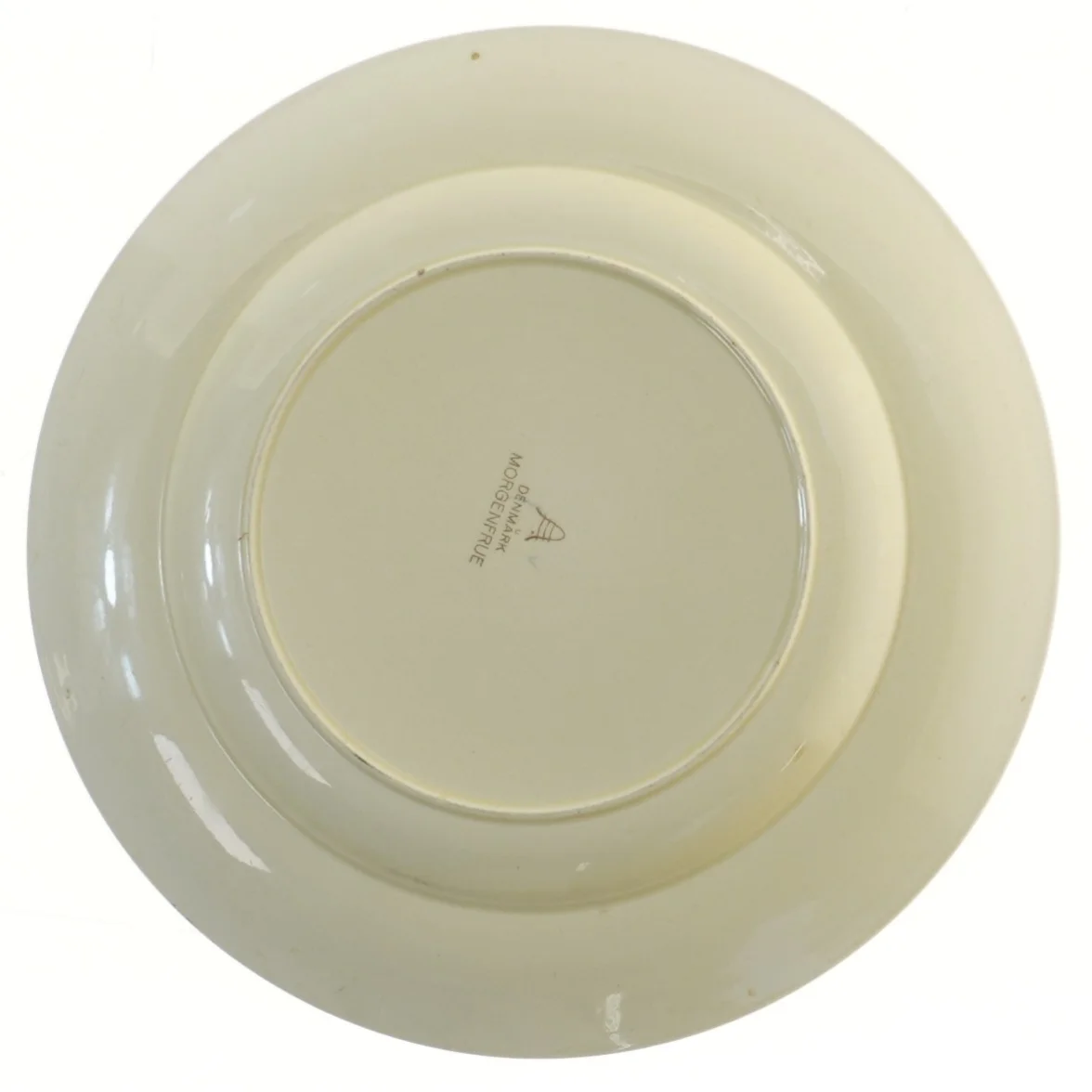 Dekorative tallerkener fra almunia med blomsterdesign (str. Ø 23 cm, 4 styk cm)