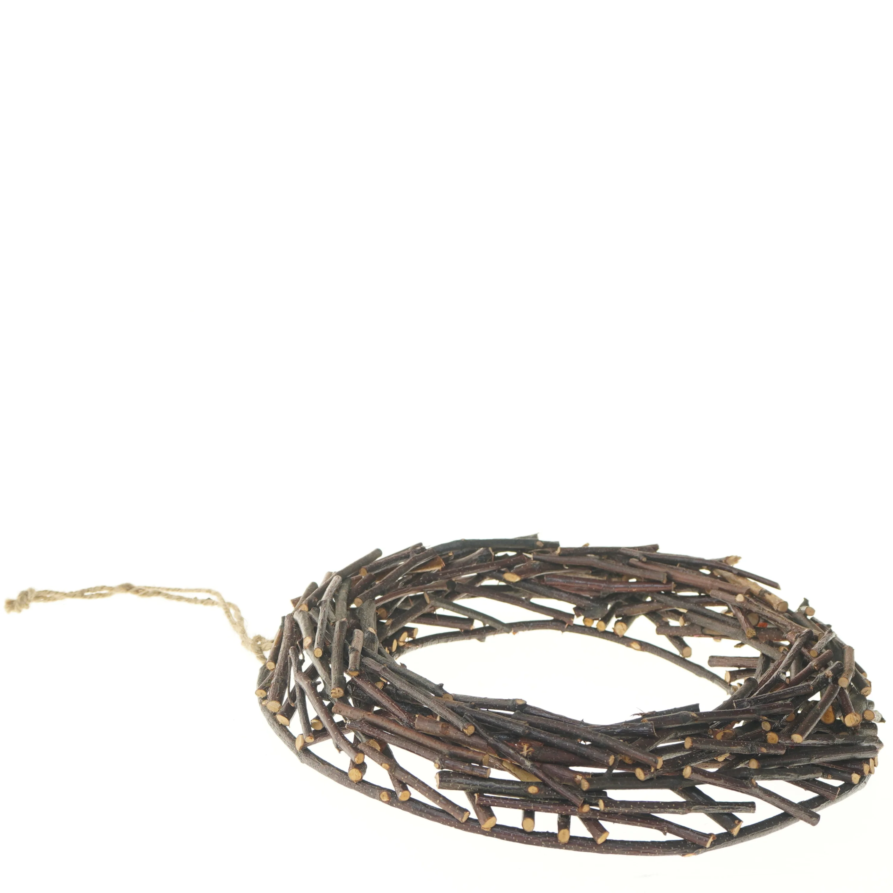 Naturtro grenvase krans (str. Ø 32 cm)