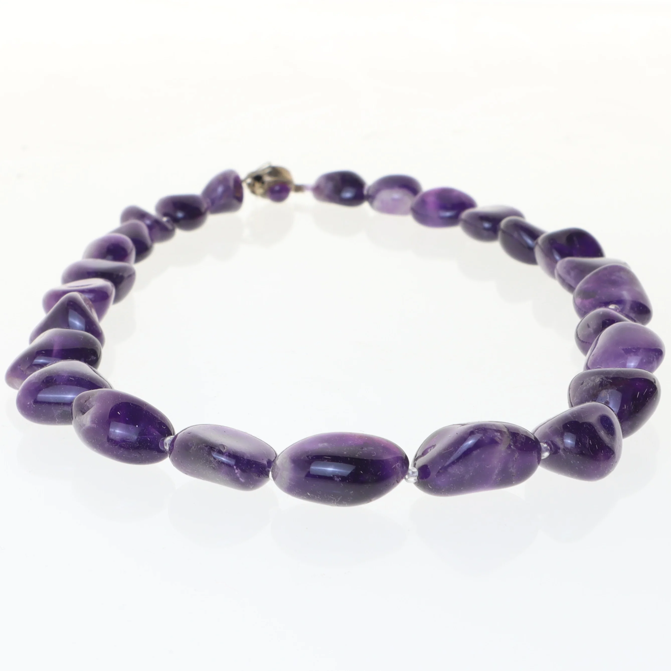 Amethyst halskæde (str. 50 cm)