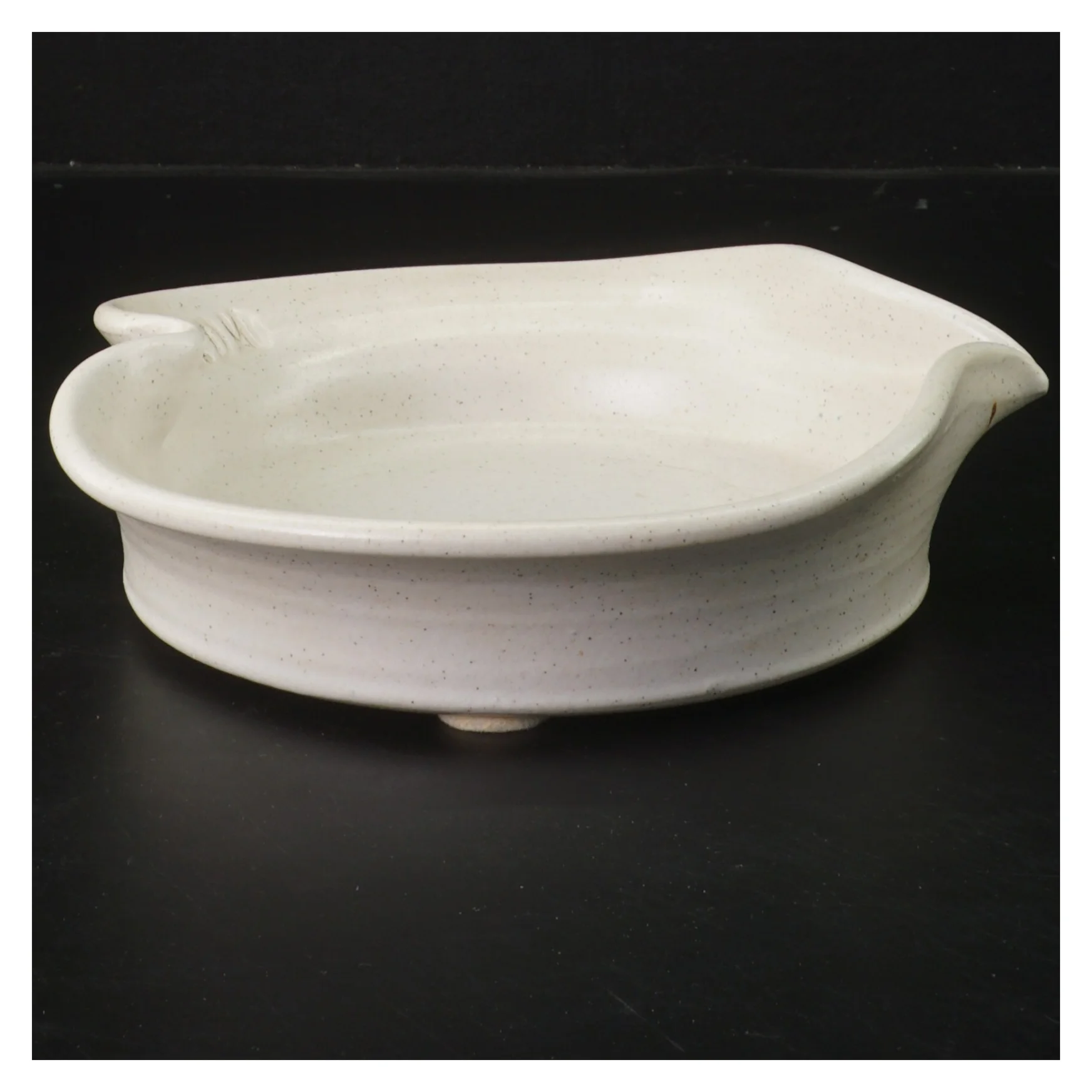 Hjerteformet keramikskål (str. 20x18x6 cm)