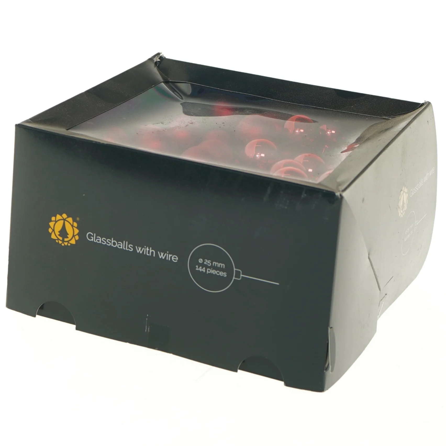 Glaskugler, julepynt (str. 18x18 cm)