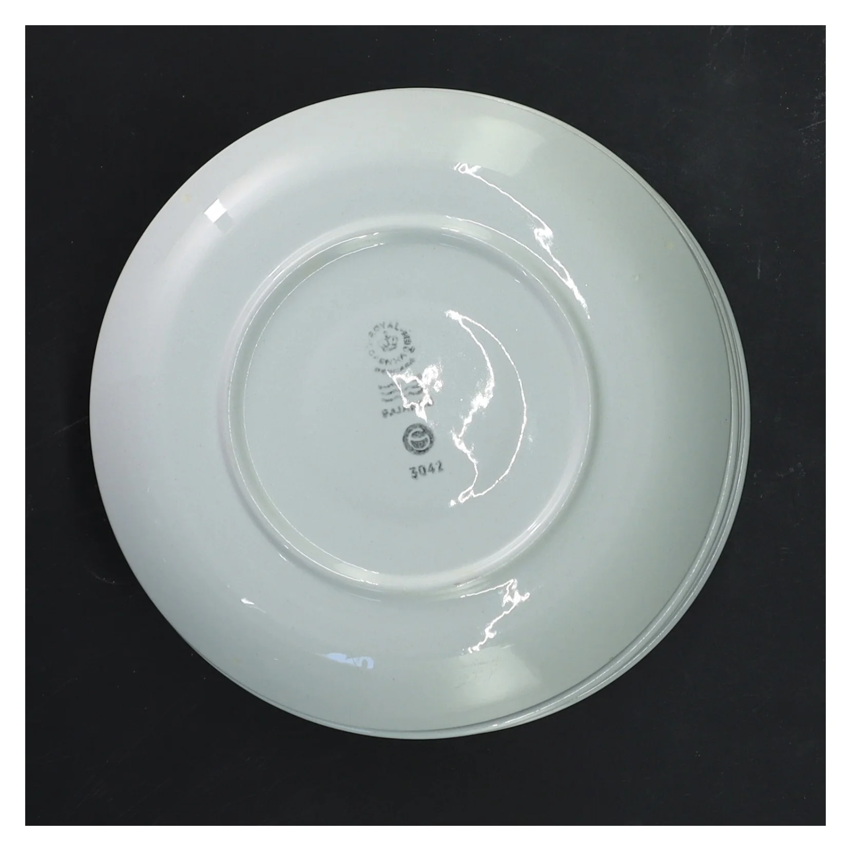 Sæt af 6 underkopper fra Royal Copenhagen (str. 6 stk Ø 14 cm)