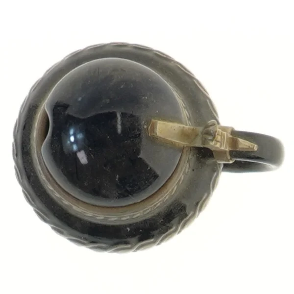 Keramisk krukke med låg (str. 8 cm)