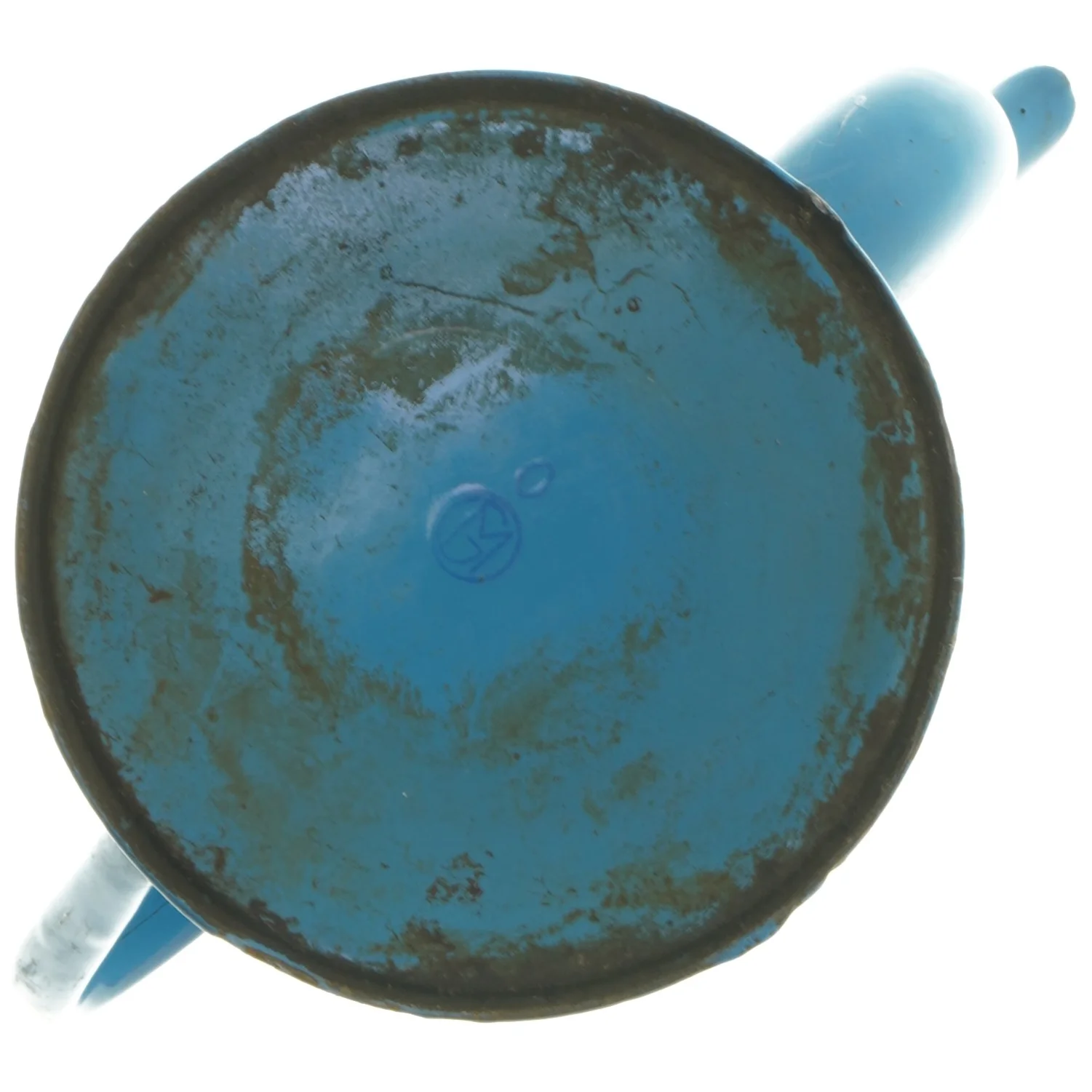 Vintage blå kaffekande, madam blå emalje (str. Ø 9x17,5 cm)