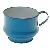 Blå emaljekrus (str. Ø 11 cm længde 8 cm)