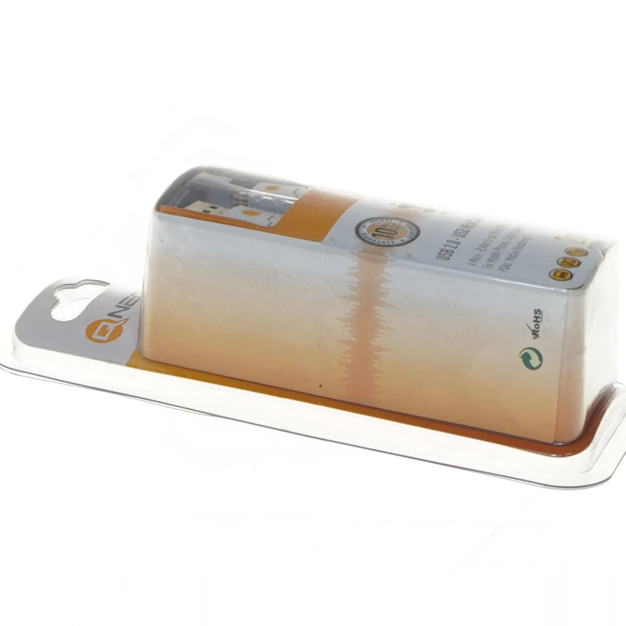 USB 2.0 mini kabel 2m fra Qnect (str. 200 cm)