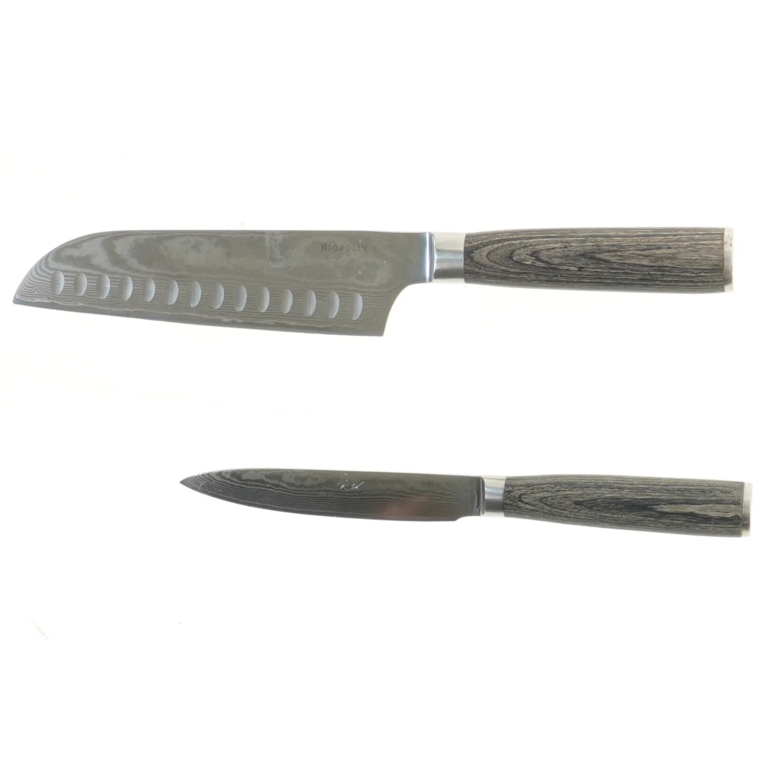 Kniv sæt med træhåndtag fra Njordliv (str. 31 cm)