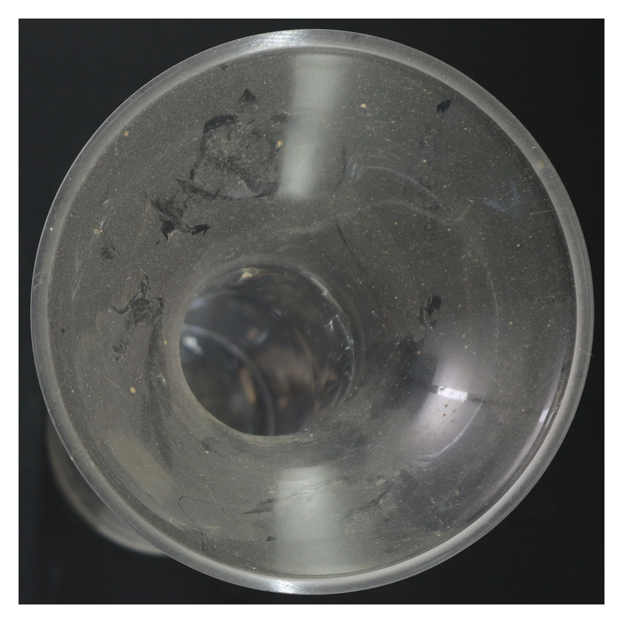 Høj glasvase (str. 40x12 cm)