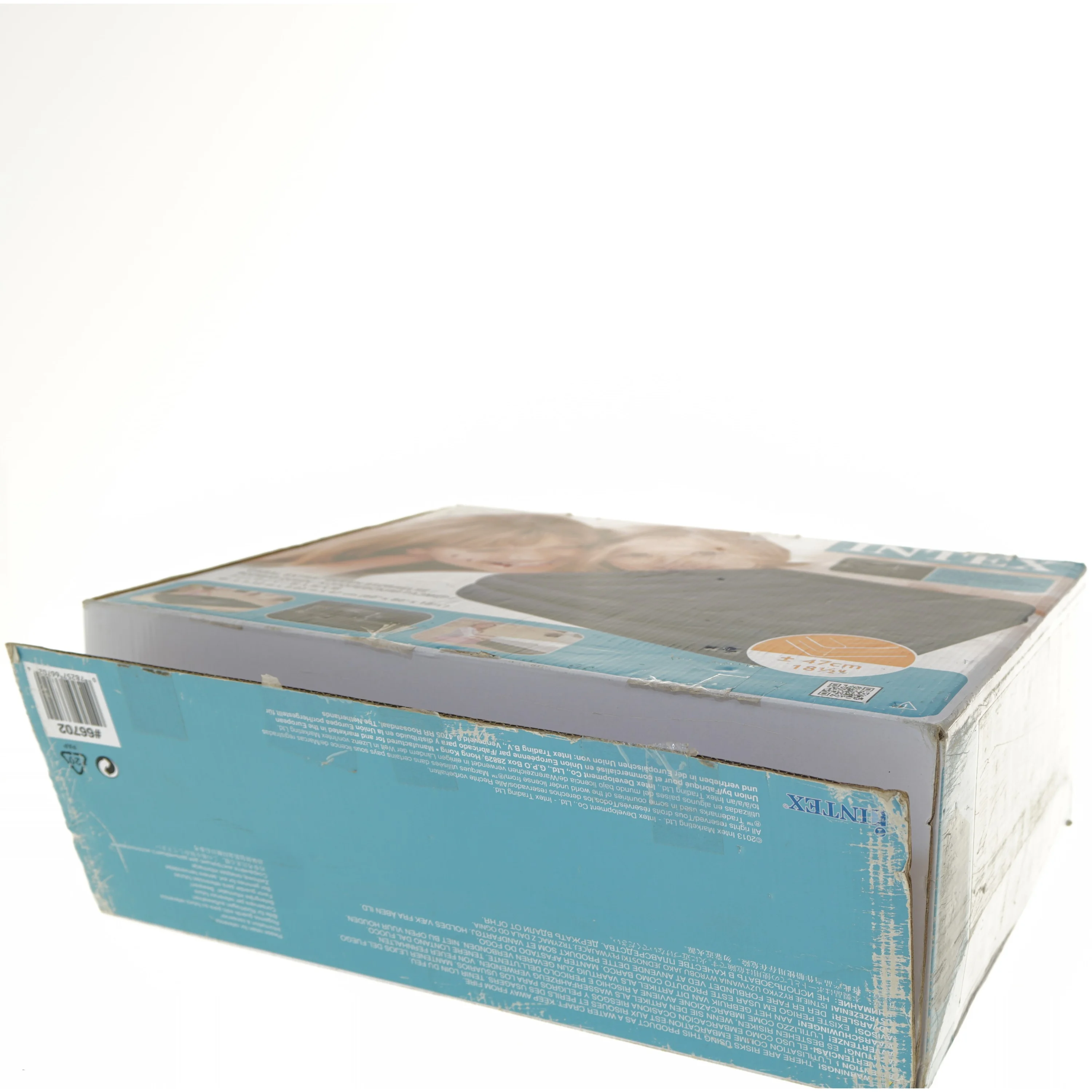 Oppustelig luftmadras fra Intex (str. 45x18x36 cm)