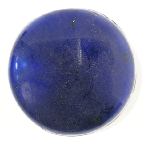 Urne med blåt låg (str. Ø 7 cm længde 12 cm)