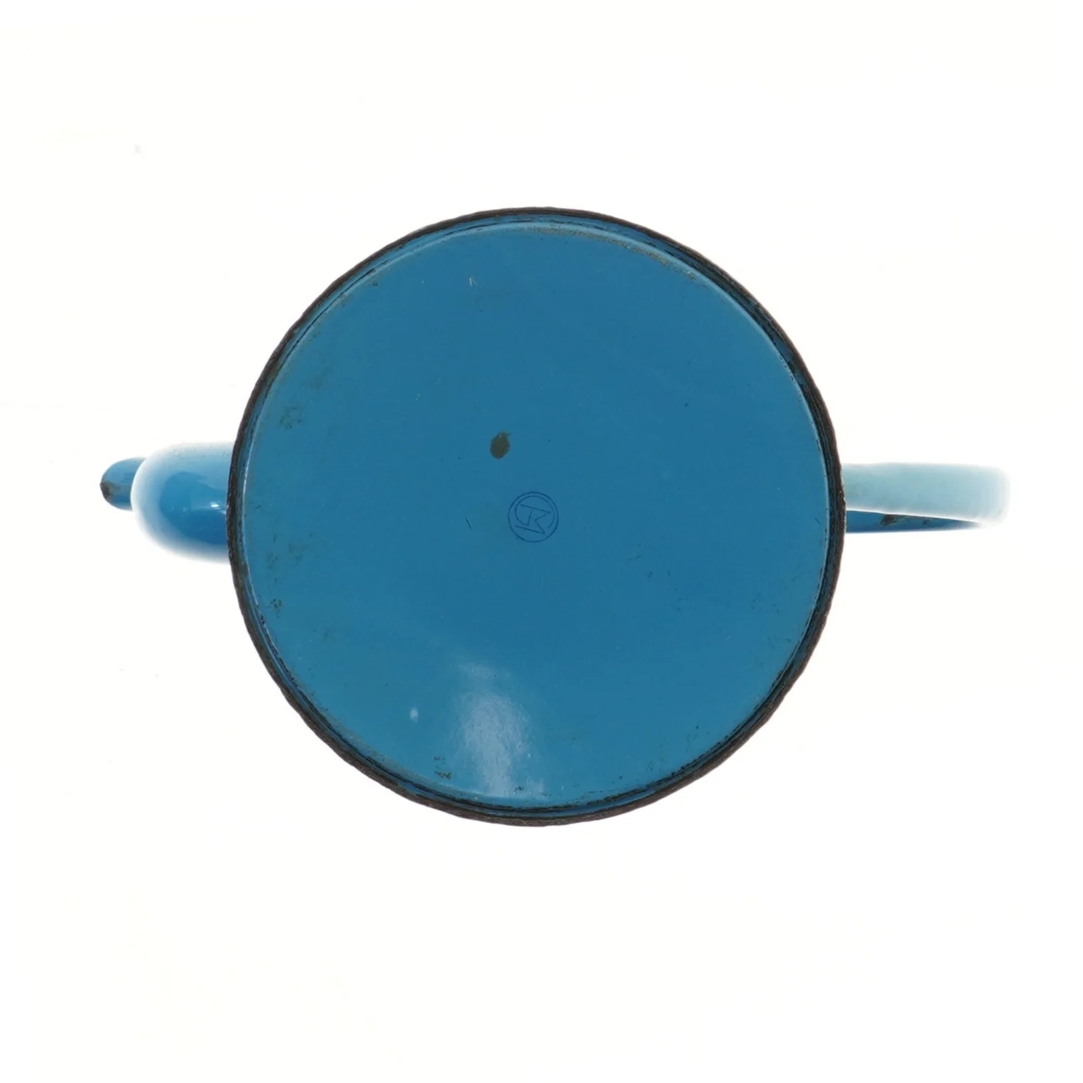 Blå vintage kande (str. 20 cm)