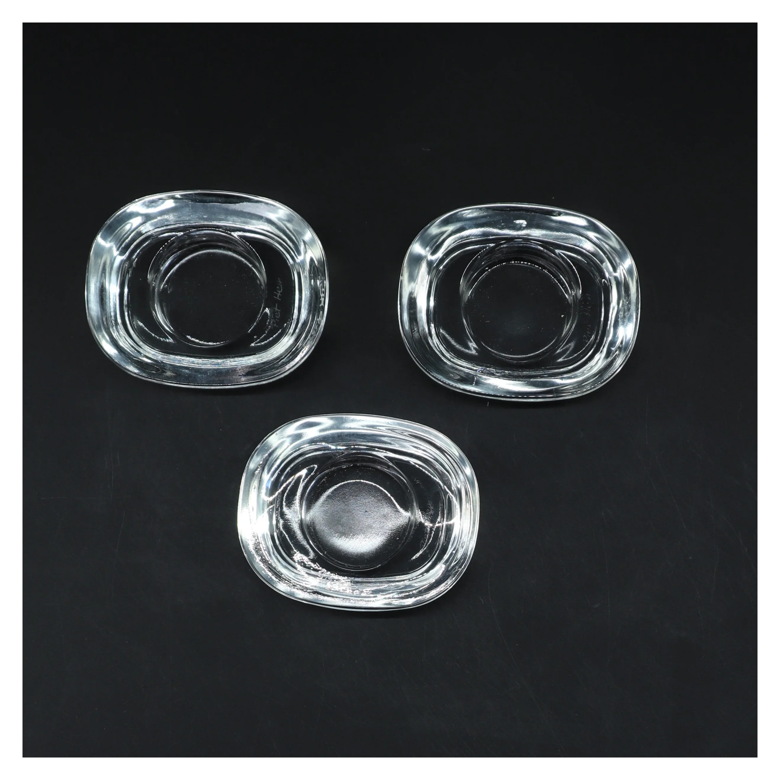 Glas askebæger sæt fra Piet Hein (str. 9x7,5 cm)