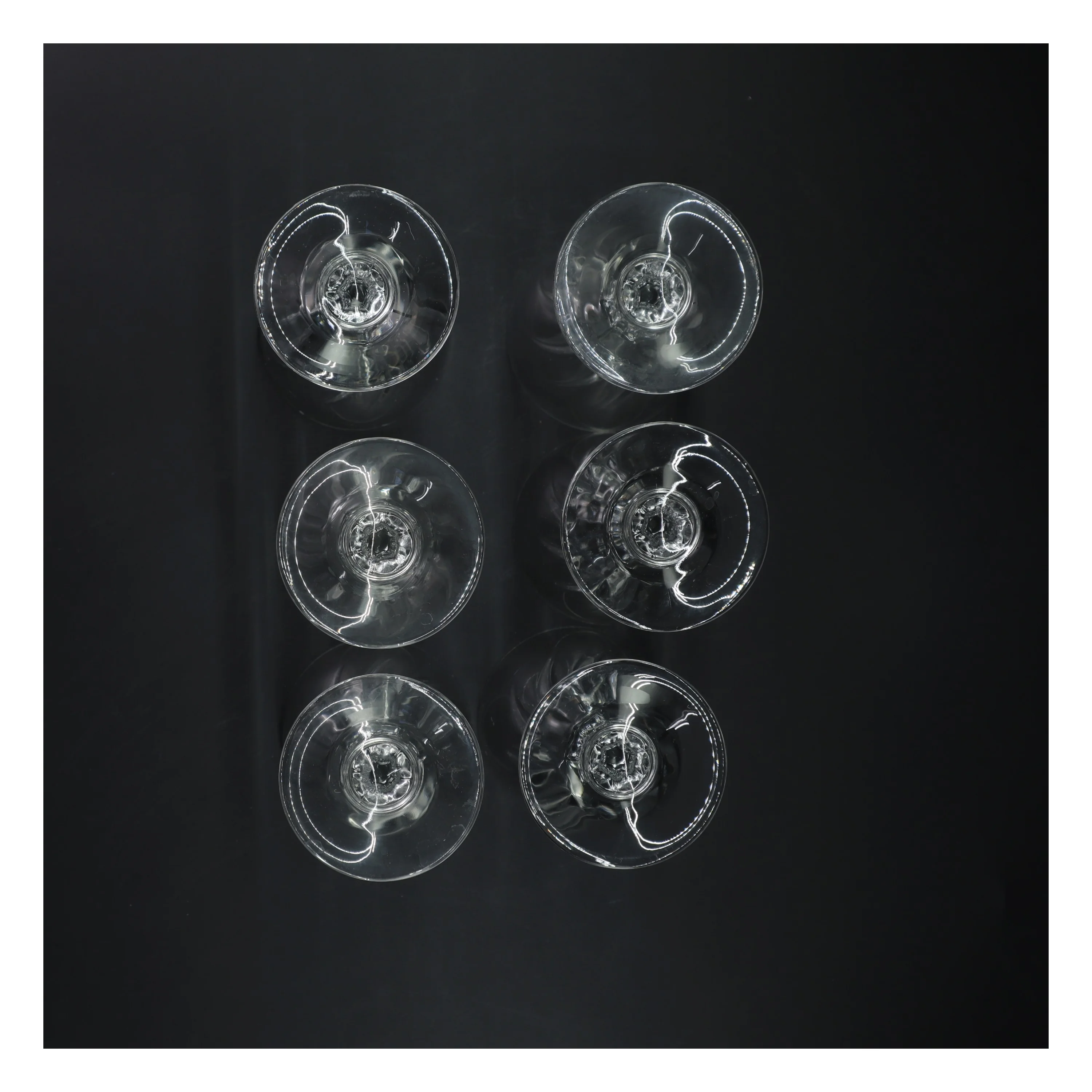 Sæt med vinglas (str. 6 styk, 17 cm)