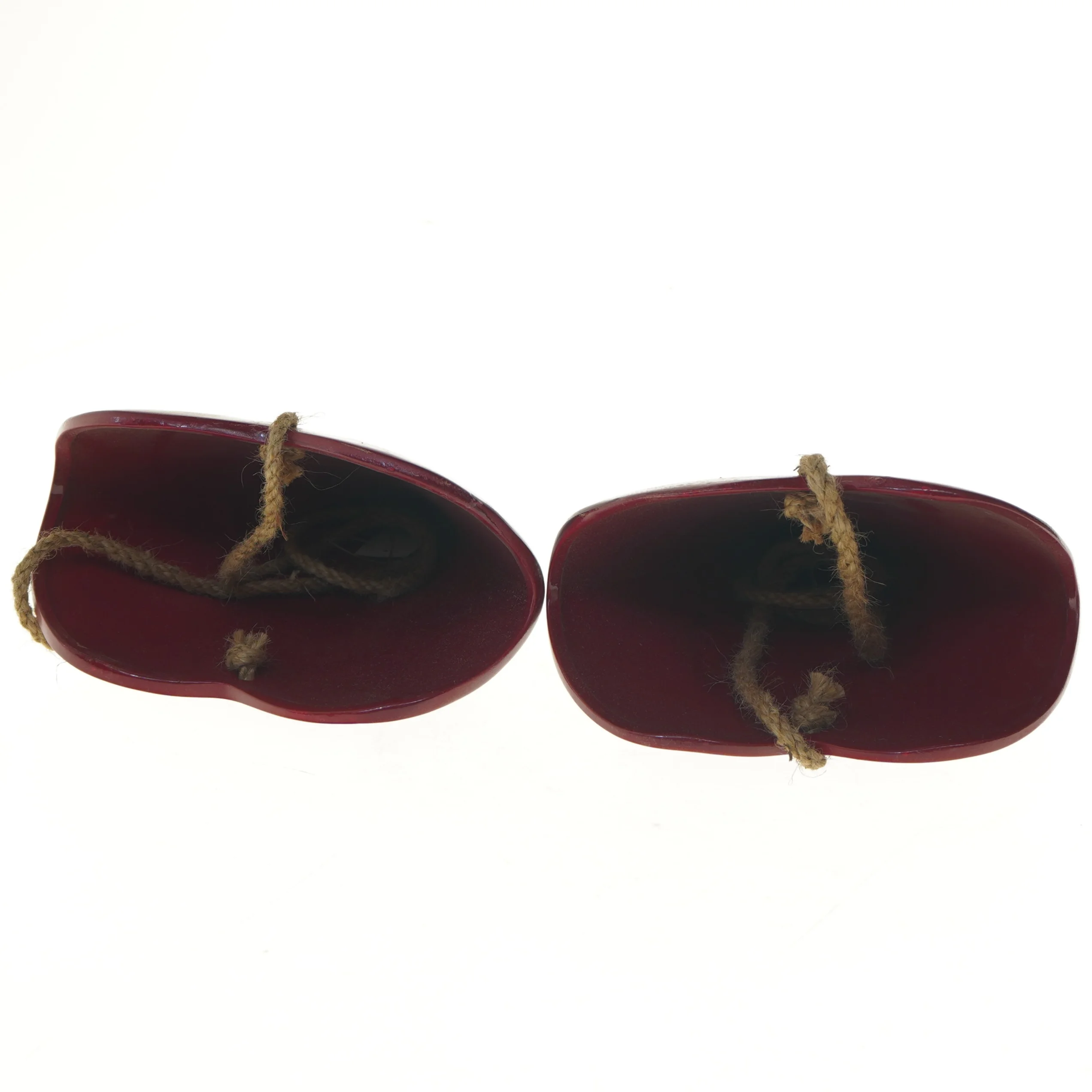 Røde hjerteophæng (str. 26x20x10, 2 styk cm)